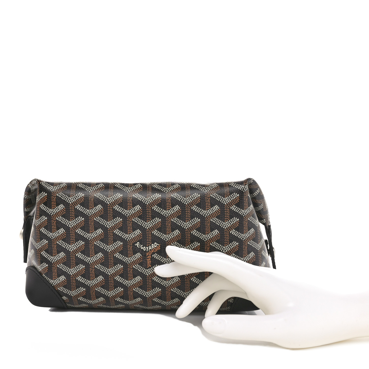 希少品◆GOYARD◆ゴヤール Boeing 25 Toilet Bag Black クラッチ GOYARD Goyardine Boeing 25 Trousse de Toilette Black 1669103