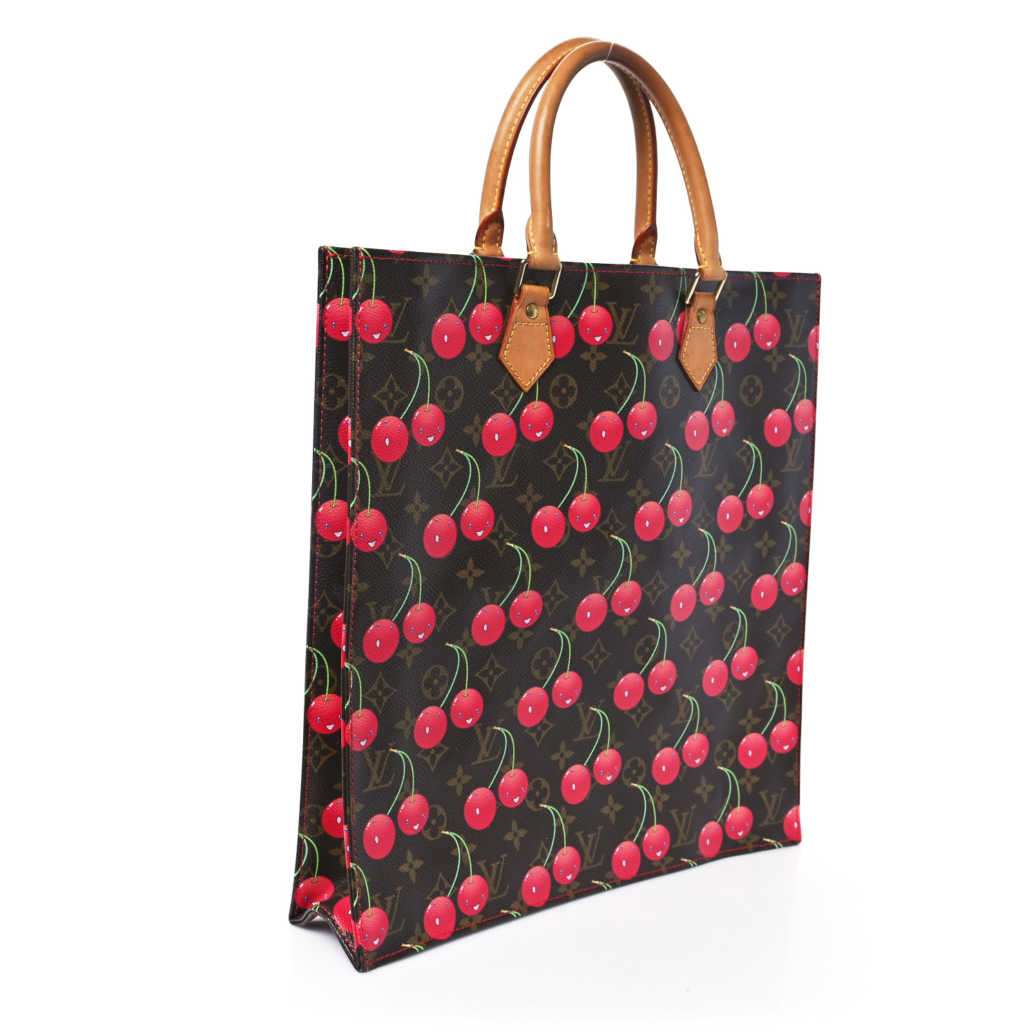 【希少】LOUIS VUITTON Monogram Cerises Sac Plat トートバッグ LOUIS VUITTON Monogram Cerises Sac Plat 1610124 | FASHIONPHILE