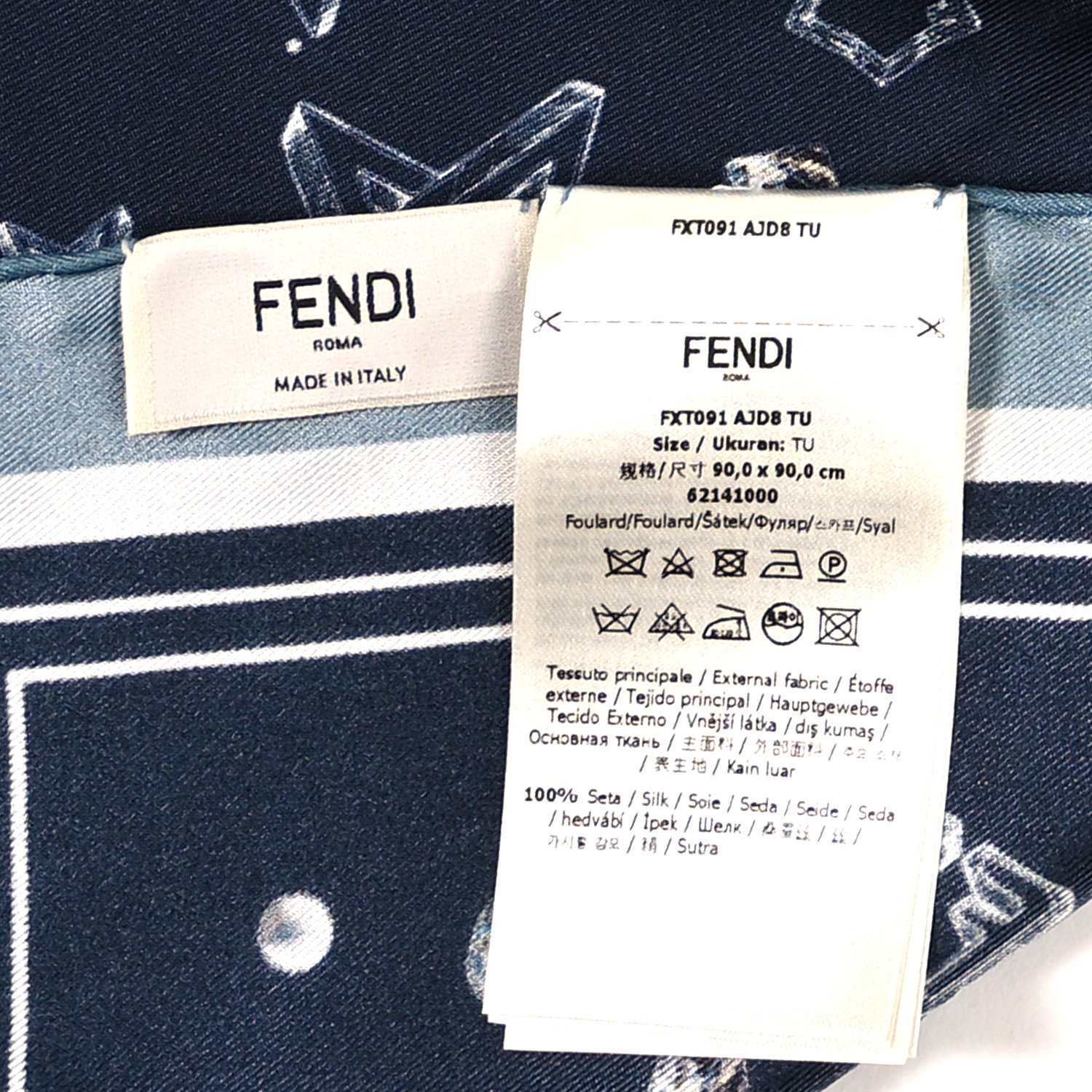 ボレロ・ショール FENDI Light blue silk foulard FXT155AUMDF1QVP_01?wid=2000&