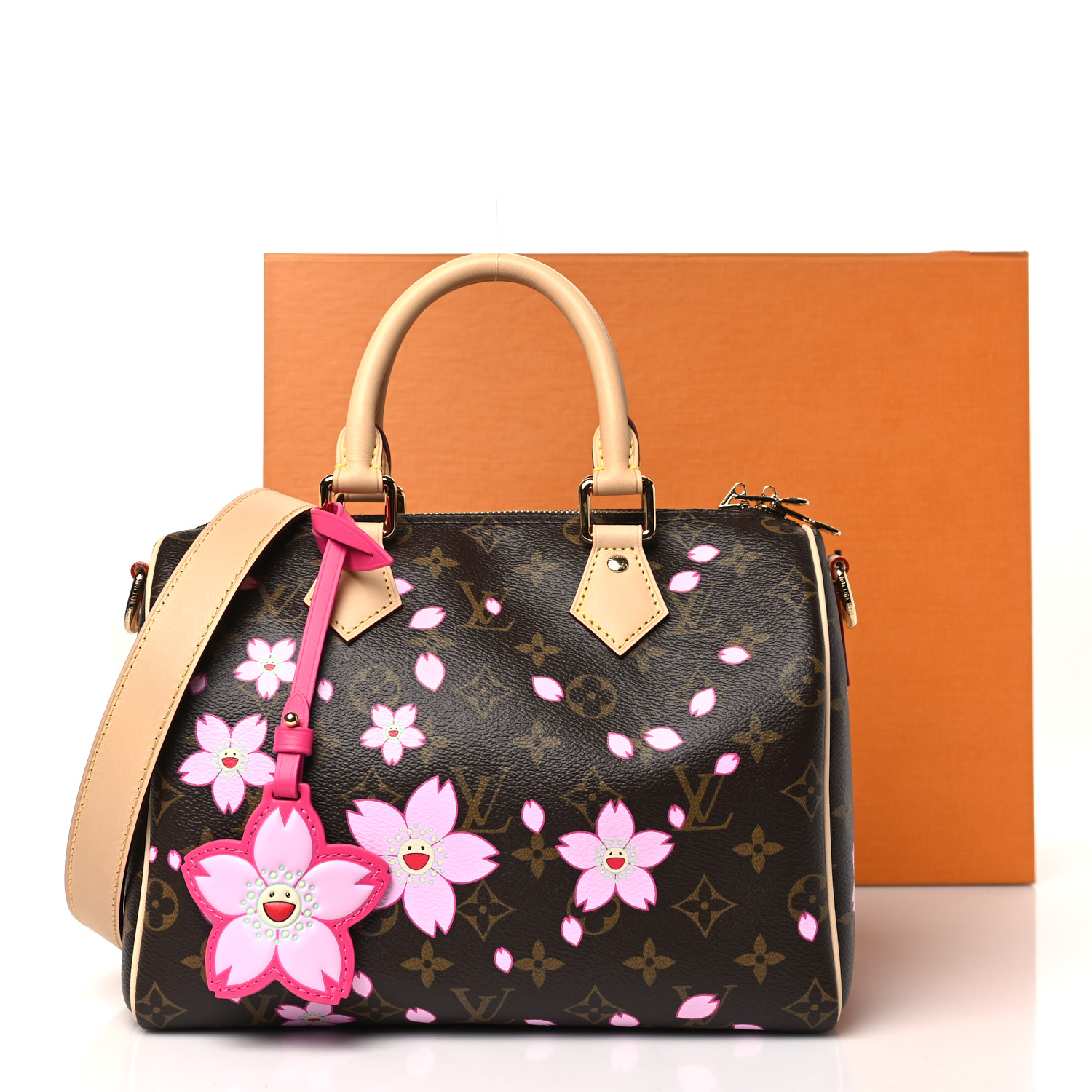 LOUIS VUITTON LV X TM Monogram Cherry Blossom Speedy