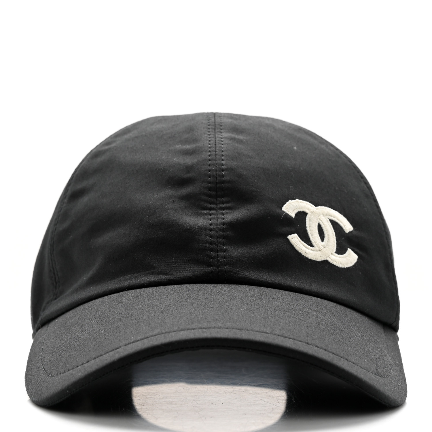 CHANEL Cotton CC Cap Hat Black 1426925 | FASHIONPHILE