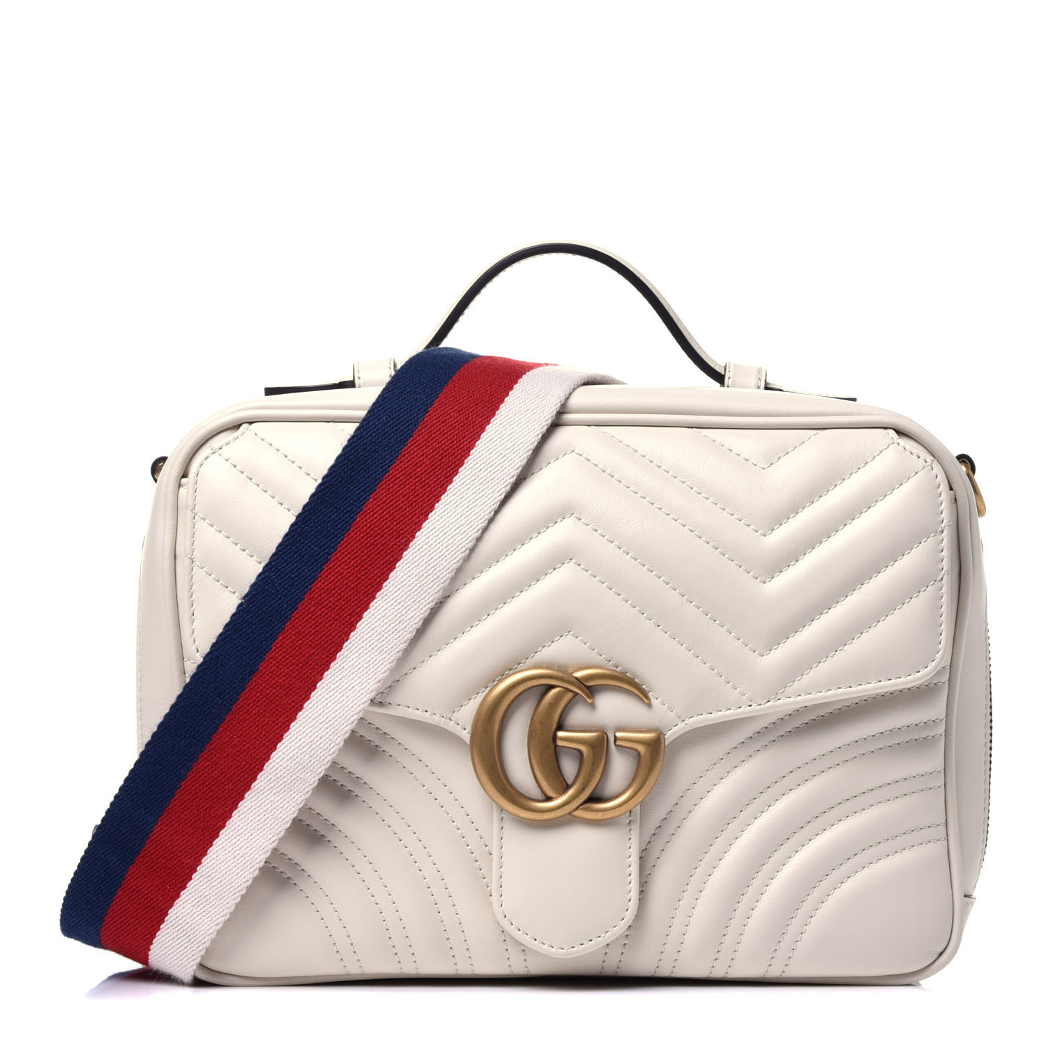 ◆VALLUV◆ LUCY BAG WHITE BEIGE [正規品/関税込] White crossbody bag with studs | Gaudì