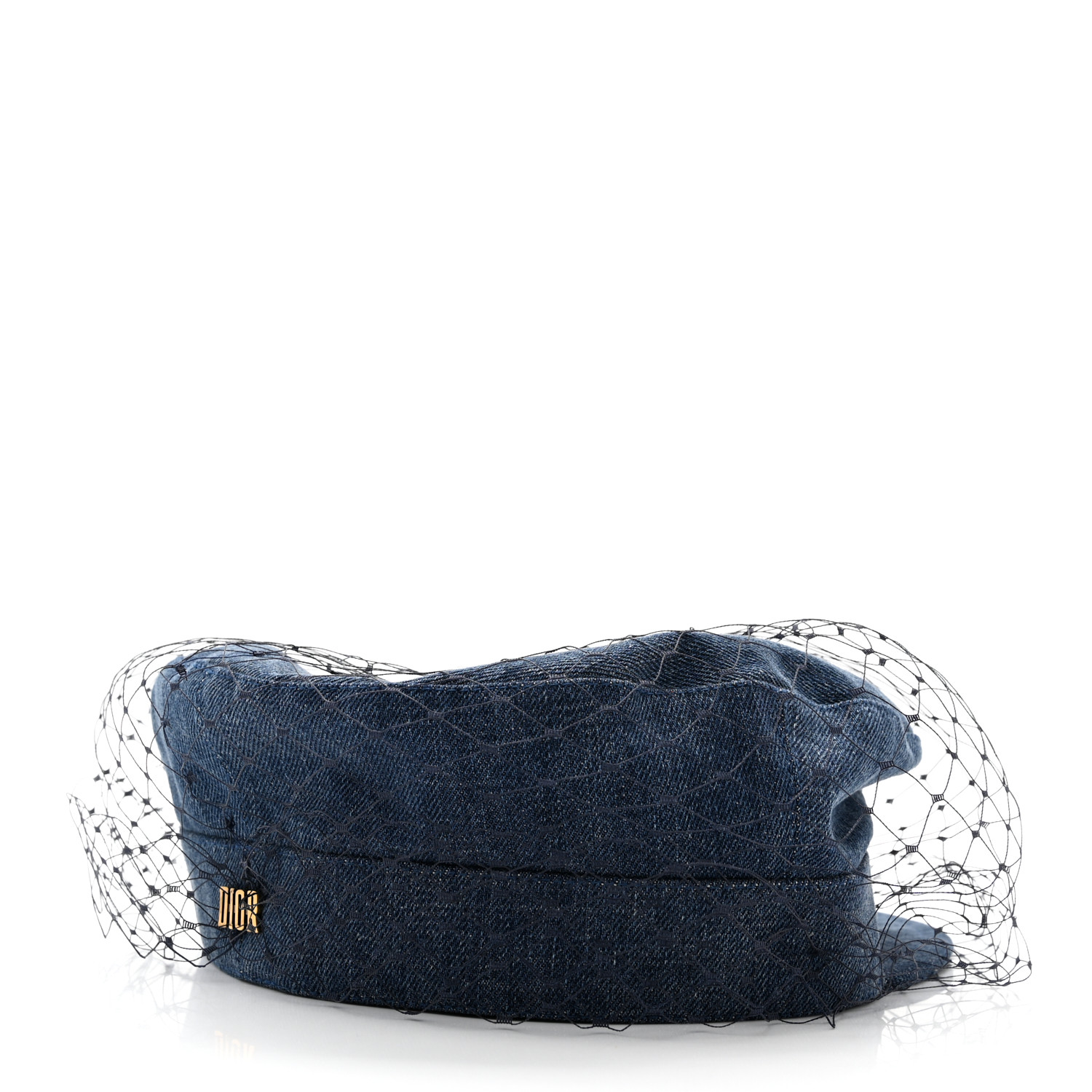CHRISTIAN DIOR Denim Arty Veil Cap 57 Blue 1236688