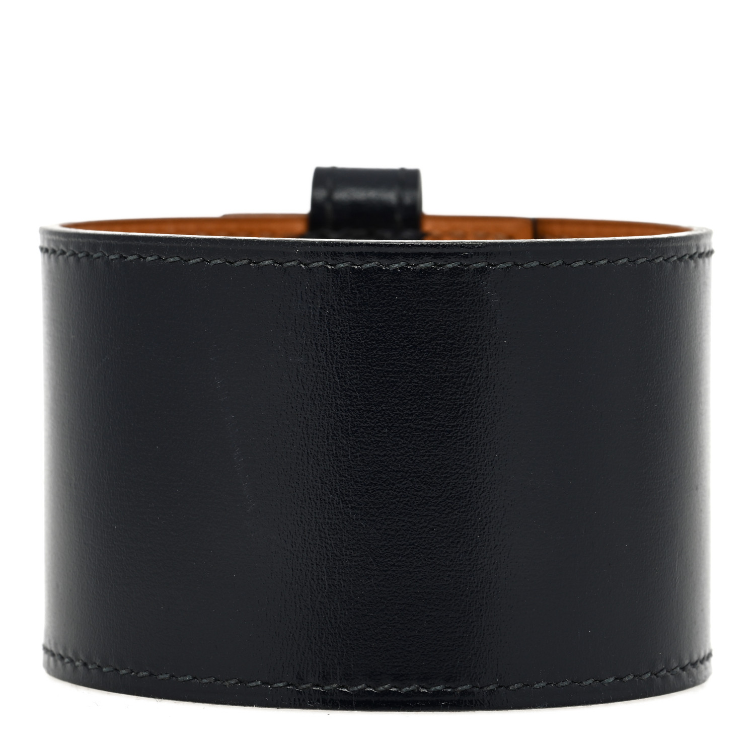 HERMES Box Kelly Twist Bracelet PM Black 1523536 | FASHIONPHILE