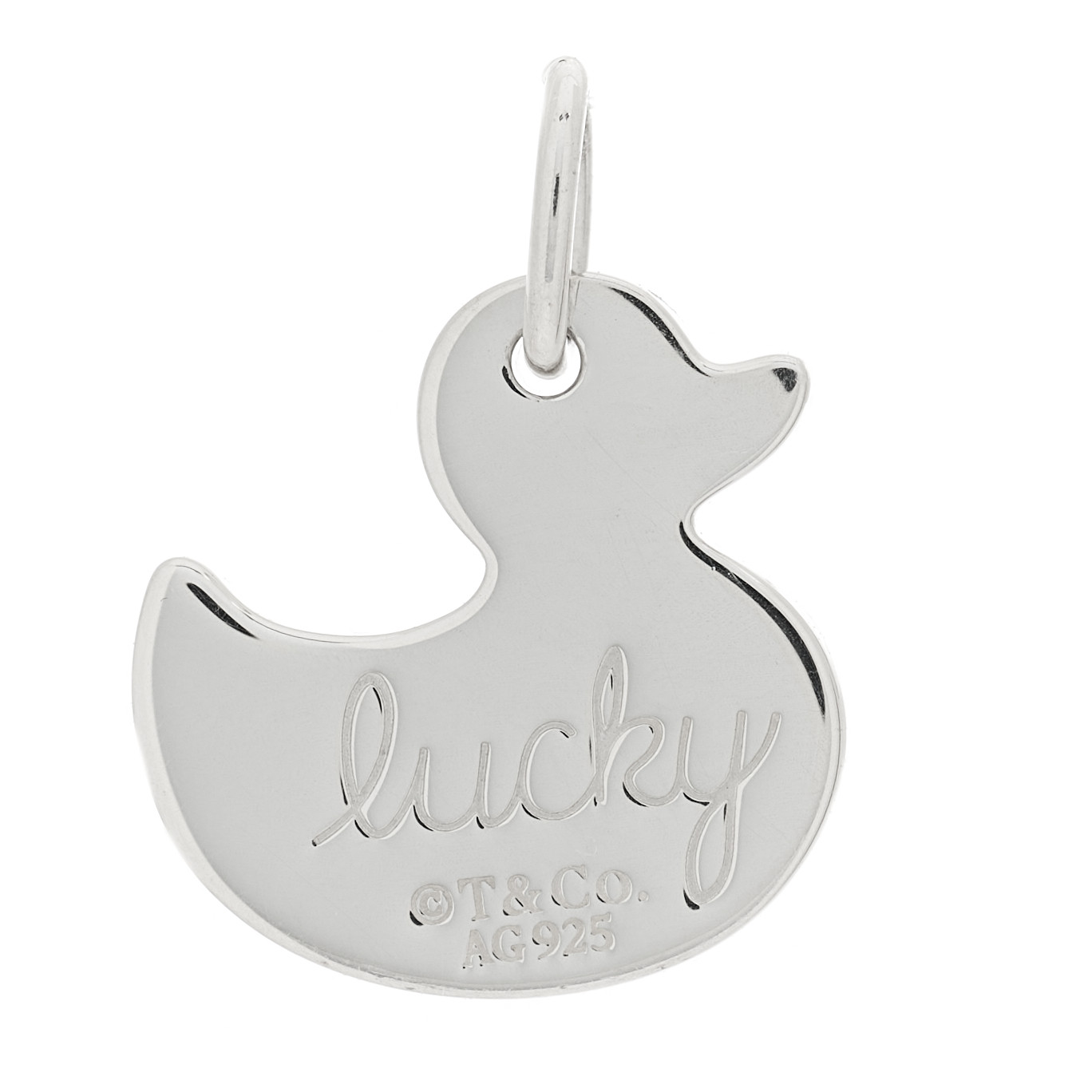 ティファニー lucky duck チャーム TIFFANY Sterling Silver Lucky Duck Charm 1522134 | FASHIONPHILE