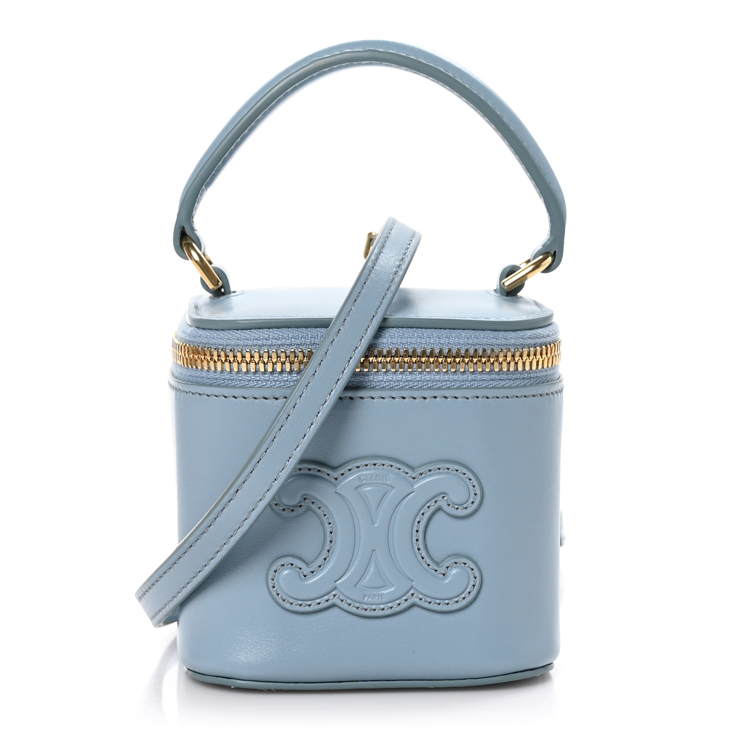 ショルダーバッグ・ポシェット × ヴィンテージ(中古) Celine Triomphe Mini Vanity Case ショルダーバッグ・ポシェット × ヴィンテージ(中古) Celine