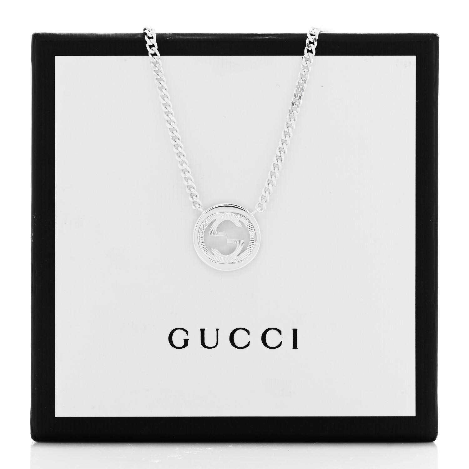 アクセサリー GUCCI GUCCI グッチ Gマーク ネックレス シルバー Ag925 カットアウトG