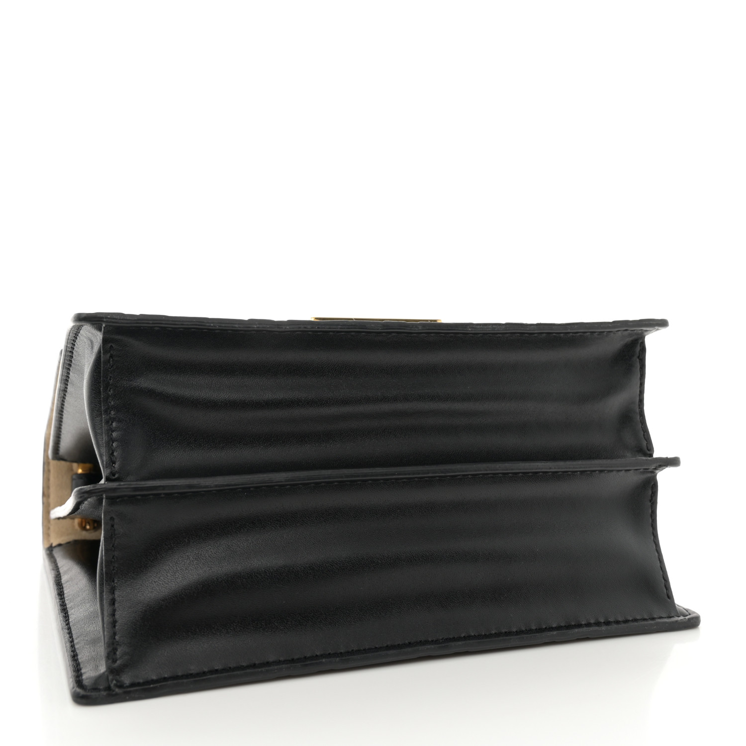 FENDI名刺入れCC CASE VIT.SOFT STAMPA FF 1974 FENDI Glazed Fabric Vitello Century F is Fendi FF 1974 Stamp