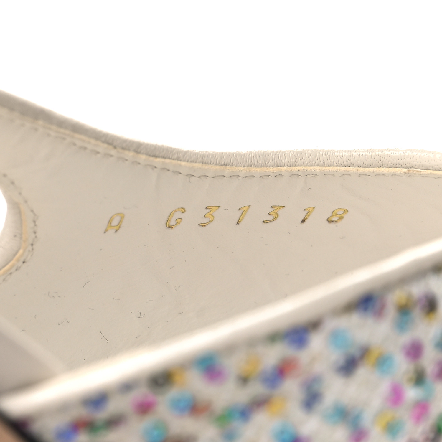 CHANEL Tweed Lambskin Sequin Cap Toe CC Slingback Pumps 36.5