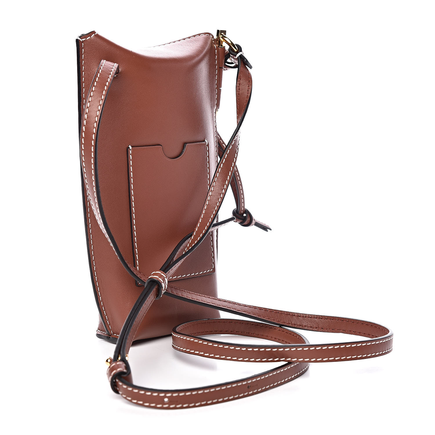 LOEWE Smooth Calfskin Gate Pocket Rust 429300 | FASHIONPHILE