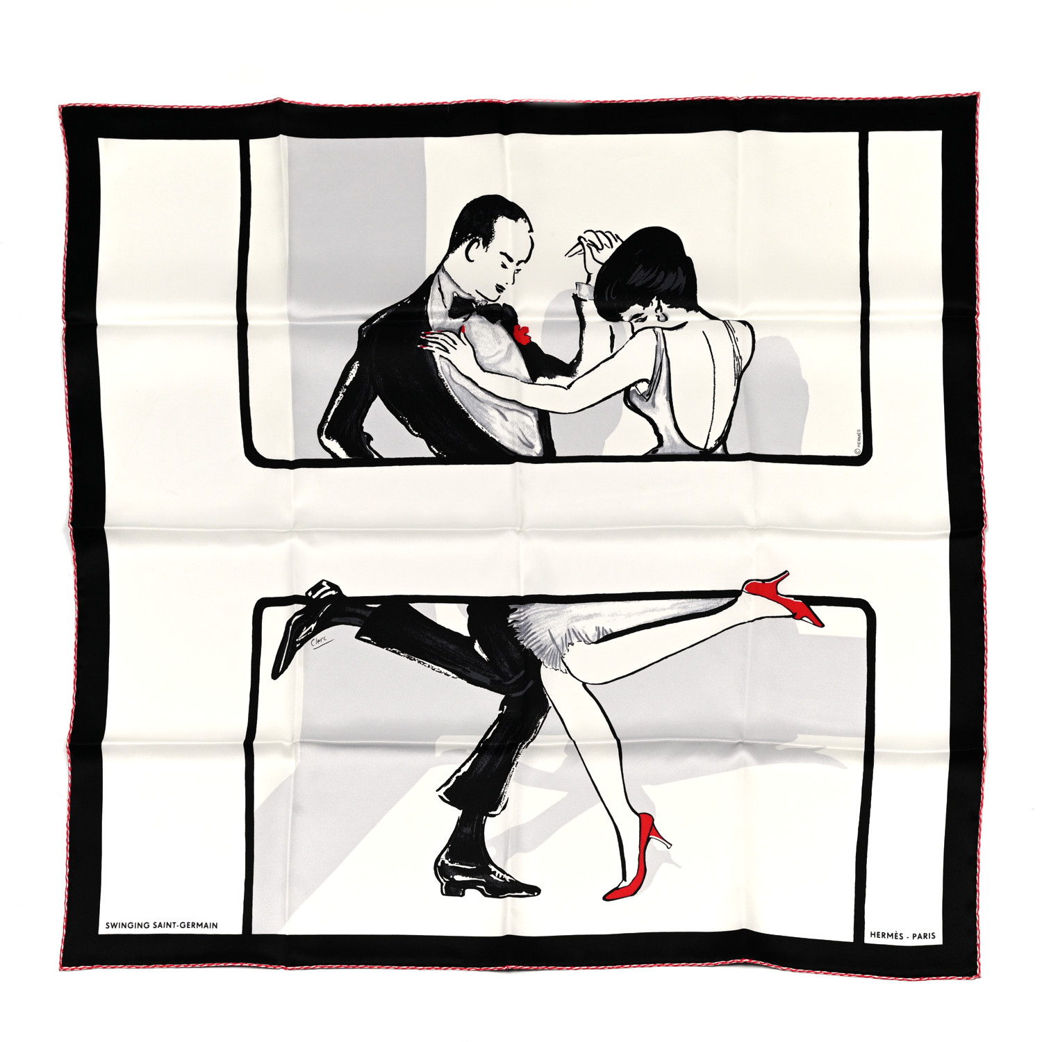 だんご　エルメス　カレ70 Swinging Saint-Germain Swinging saint-germain orange - Hermès Scarf Details | Scarf