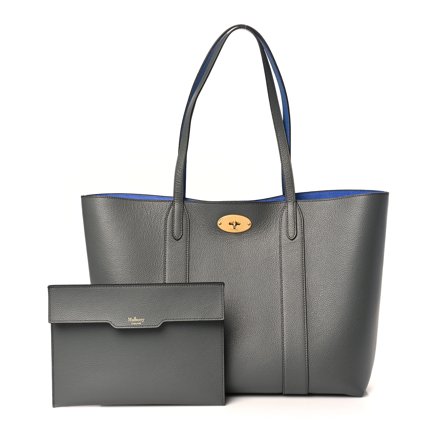 Mulberry(マルベリー) ANTIQUE BAYSWATER TOTE [正規品/関税込] Mulberry Turquoise Bayswater Tote