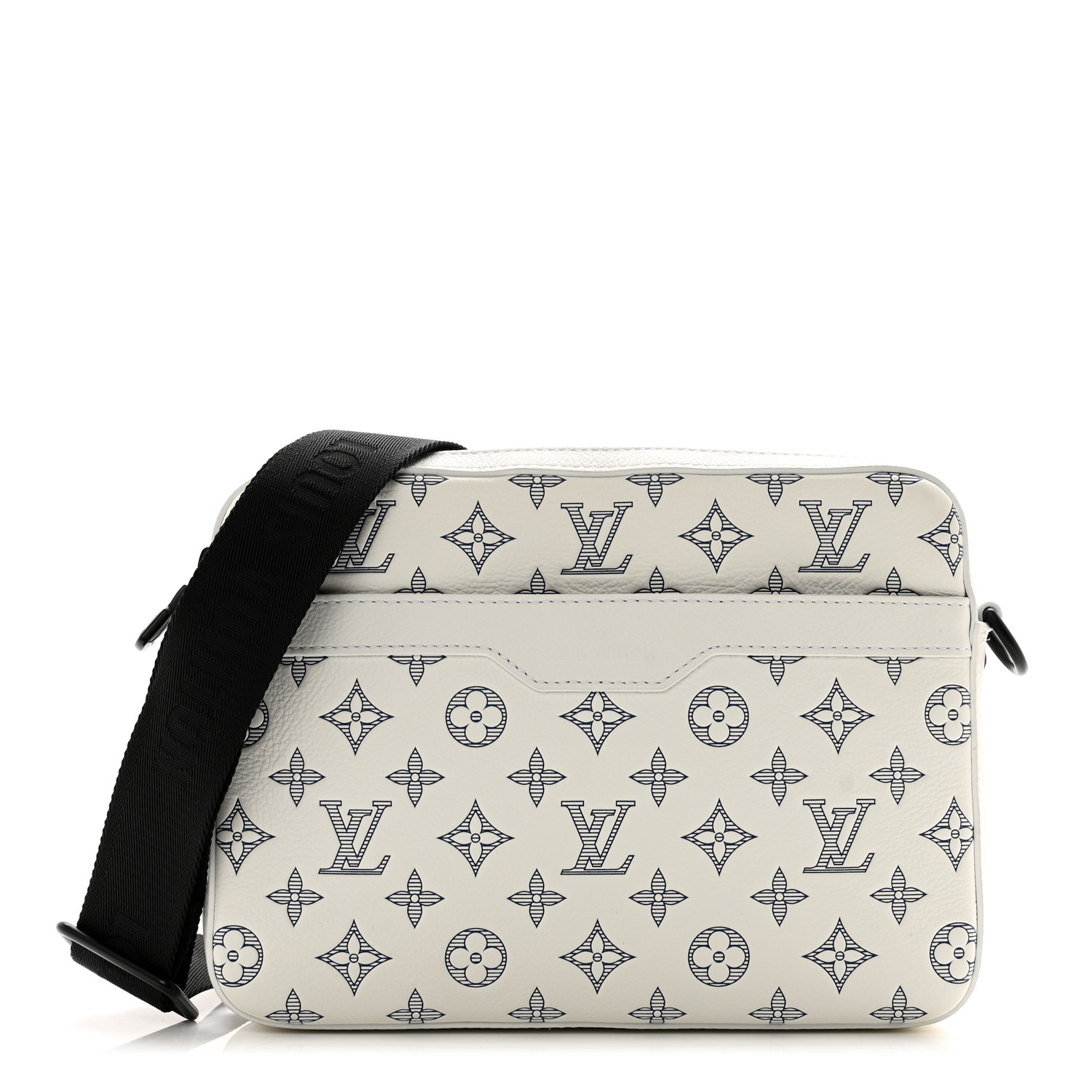 LOUIS VUITTON Monogram Shadow G65 Trio Messenger White
