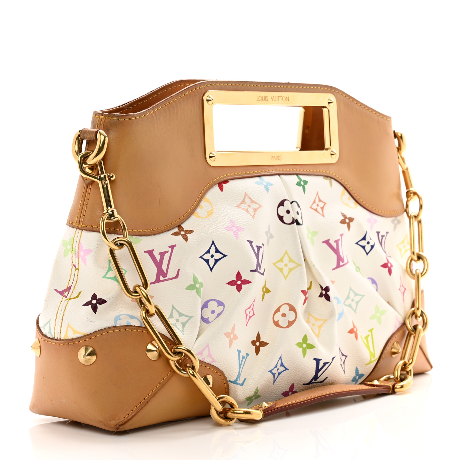 【希少】 LOUIS VUITTON Multicolore Monogram Judy GM Vintage LOUIS VUITTON MULTICOLOR MONOGRAM JUDY GM BAG – RDB