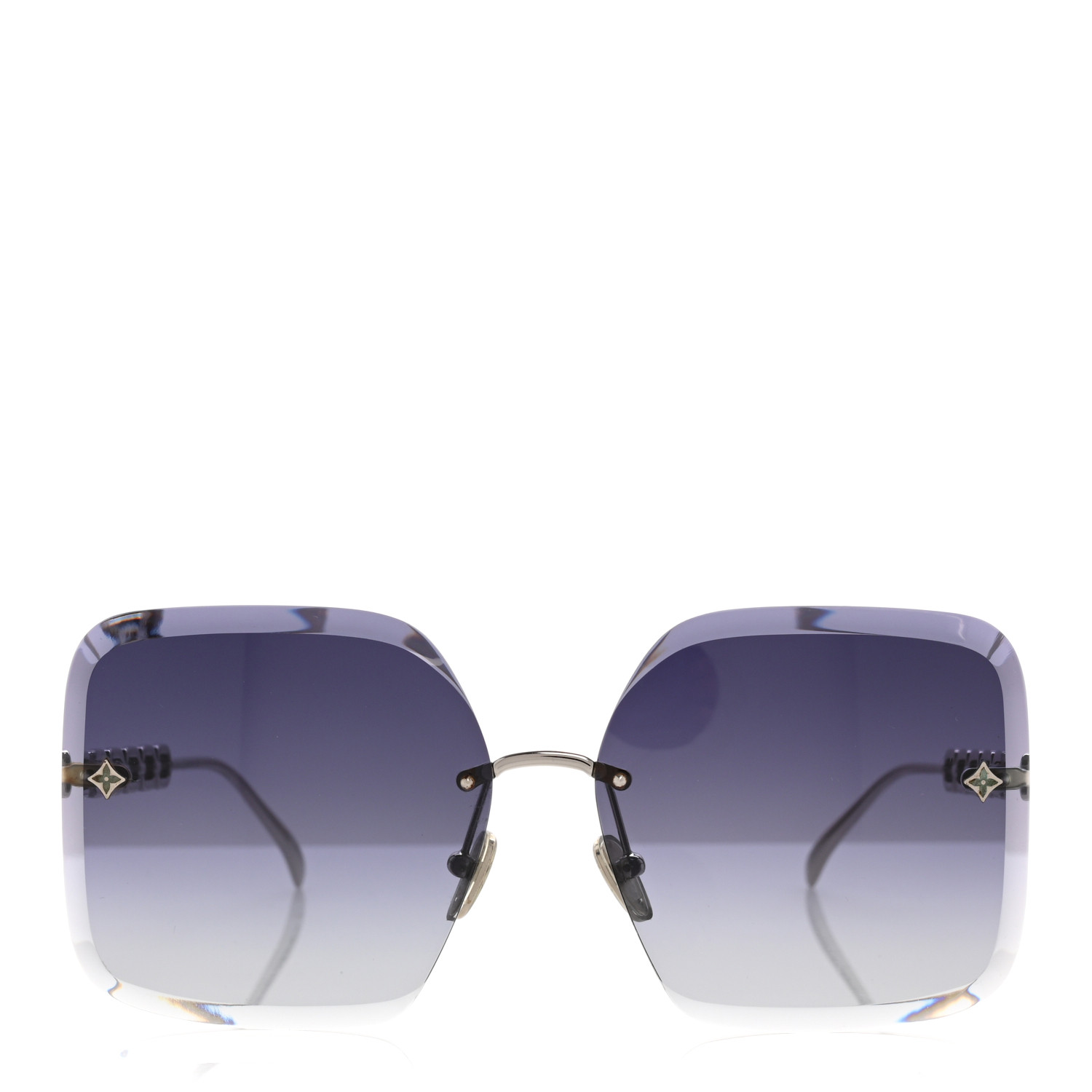 LOUIS VUITTON サングラス ジュエル スクエア / Z2161U LOUIS VUITTON Metal LV Jewel Square Sunglasses Z2161U Silver