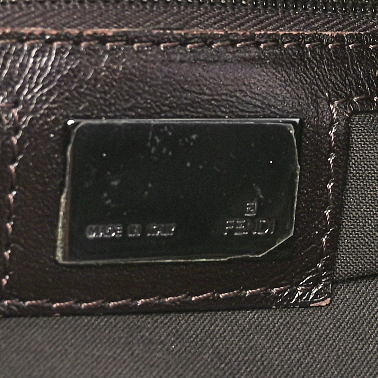 その他 Diego-mala FENDI Zucchino Vitello Mama Baguette Testa di Moro Beige
