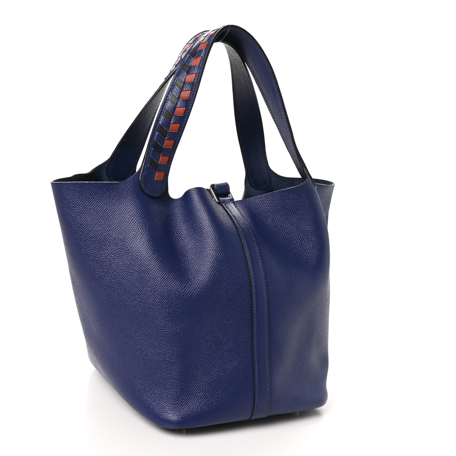 ３月５日出品 国内発送【希少 エルメス限定品】Picotin Tressage Hermes Picotin Lock Tressage De Cuir bag 18/PM Gold/Black