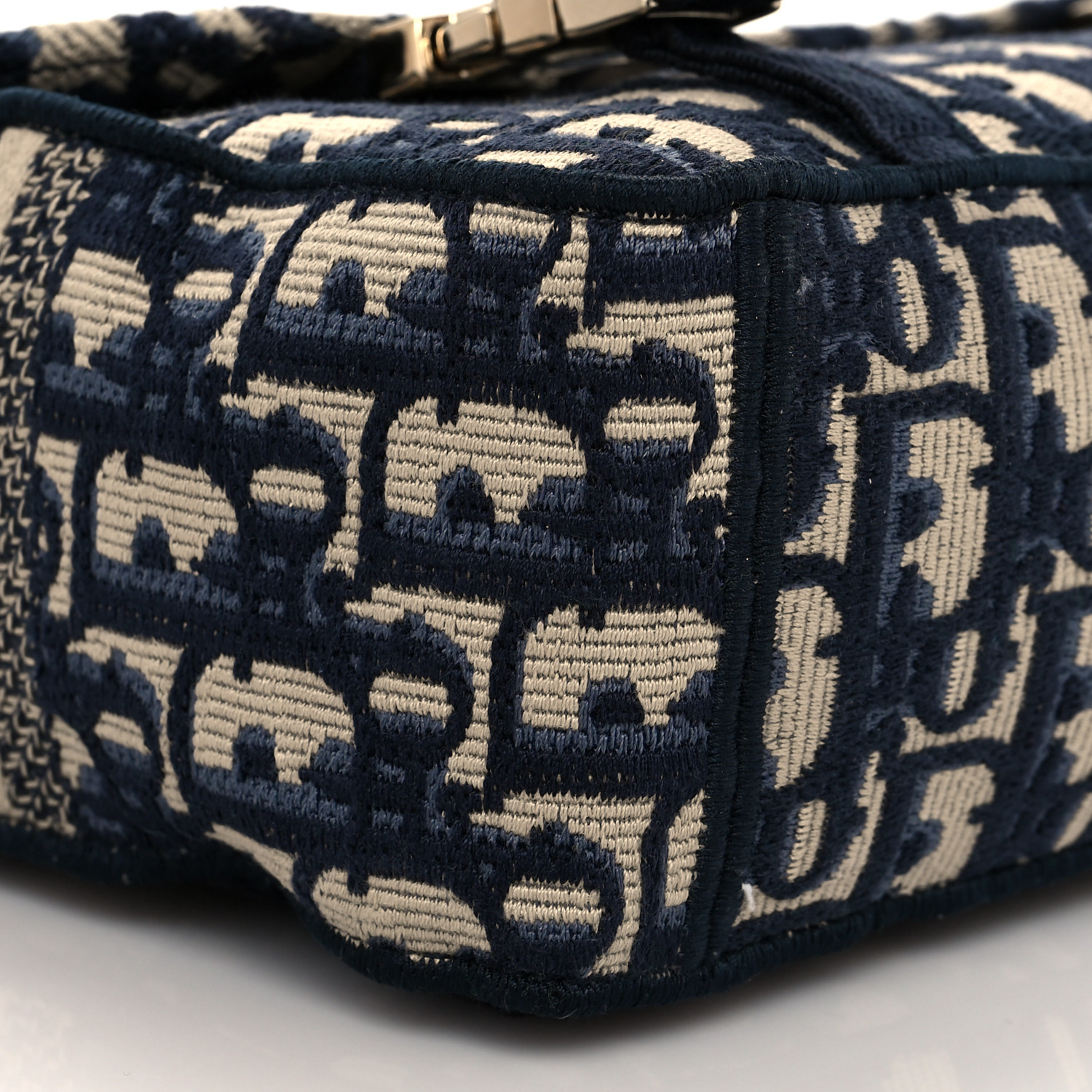 CHRISTIAN DIOR Oblique Small Diorcamp Bag Blue 1042030