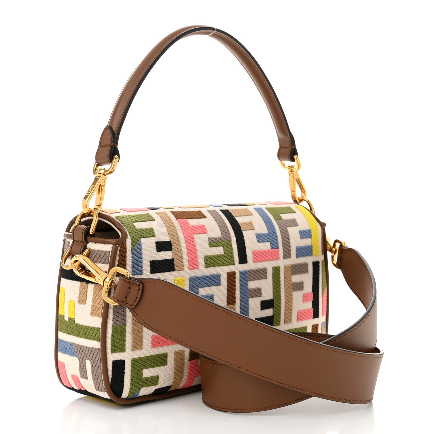 FENDI - FENDI GIUSEPPE PENONE MATRICE スタイルブック FENDI Canvas Ricamo Vitello King FF Multicolor Embroidered