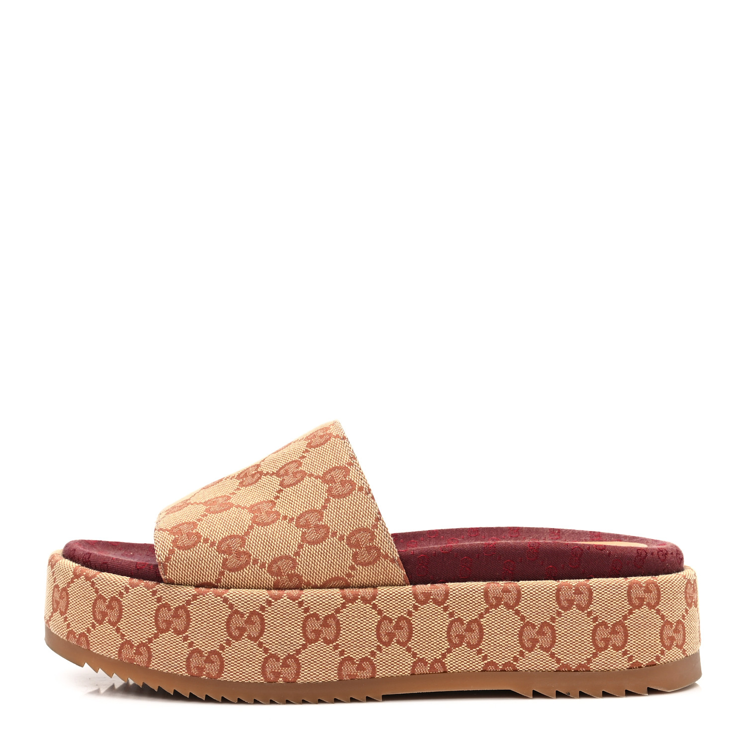 VIP SALE!!Gucciグッチ♪ANGELINA Gucci Angelina Maxi GG Platform Slide Sandals | eBay