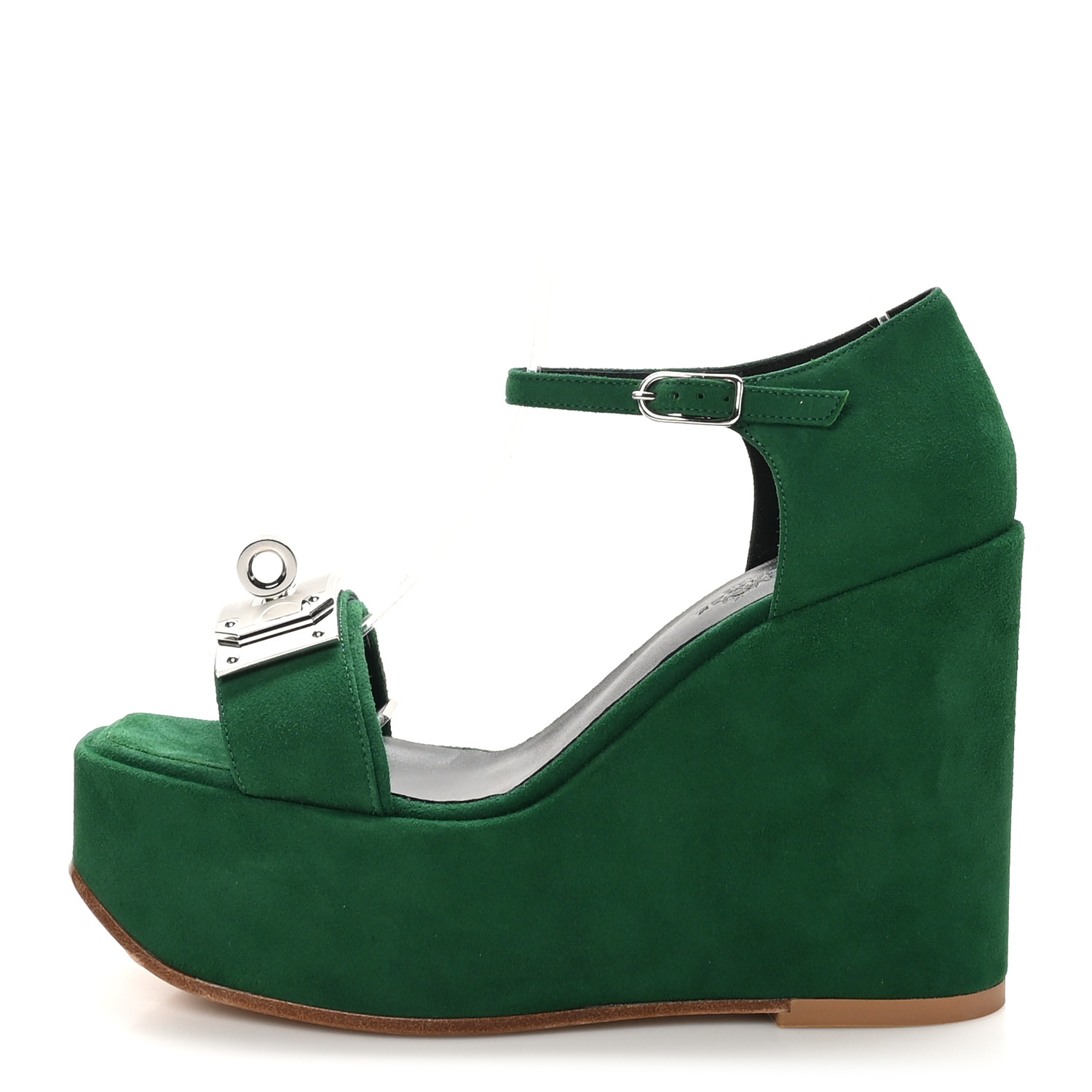 セール【HERMES】Sandali Hilda 80 Hermes Black Hilda 80 Platform Kelly Buckle Sandal Sz 39( Us
