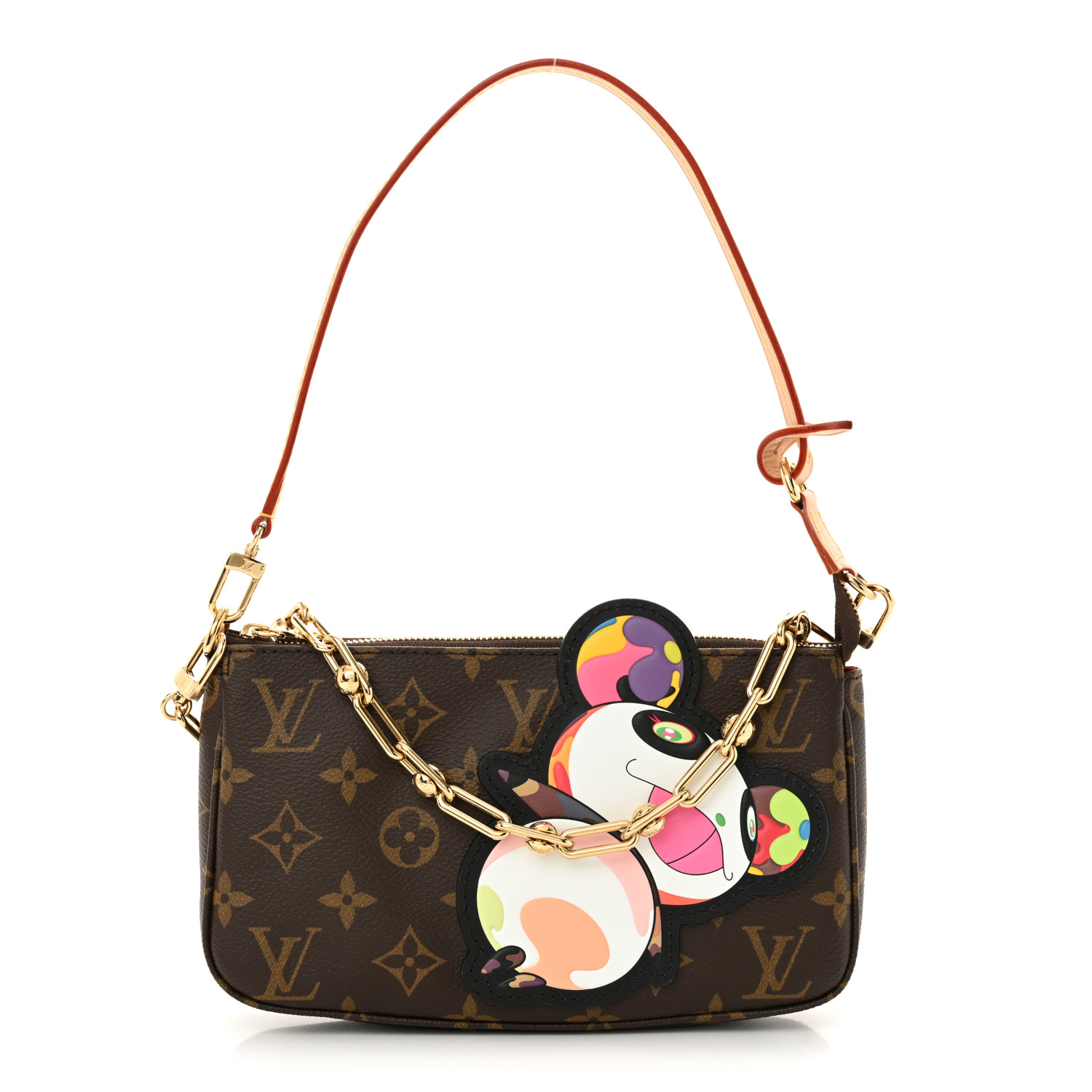 LOUIS VUITTON LV X TM Monogram Superflat Panda Pochette