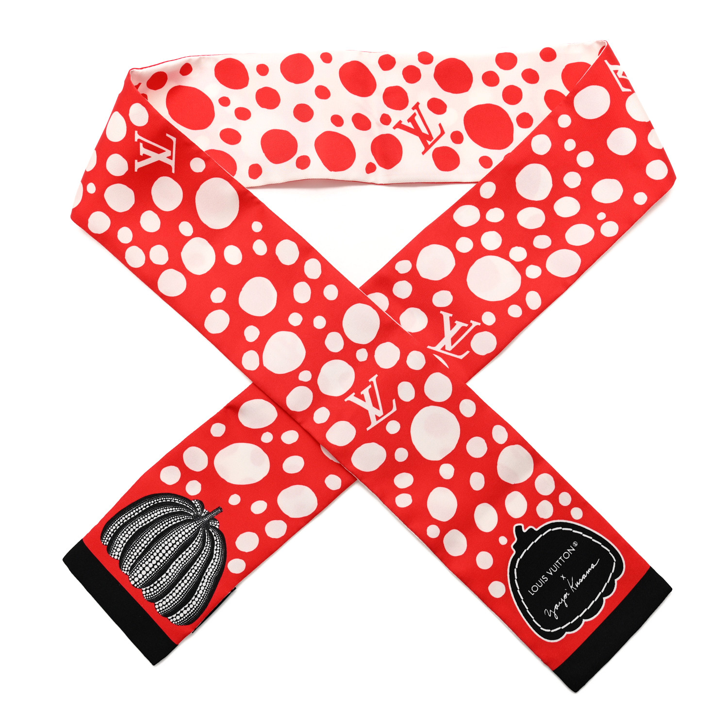 韓国 ファッション通販 YK x LV VUITTON LOUIS Infinity White Red Bandeau Dots トップス