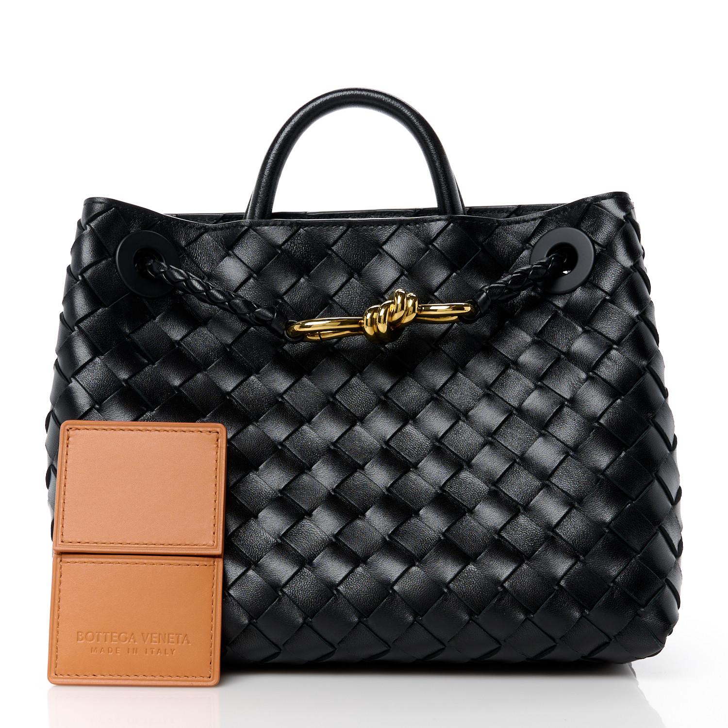BOTTEGA VENETA Nappa Intrecciato Small Andiamo Shoulder Bag