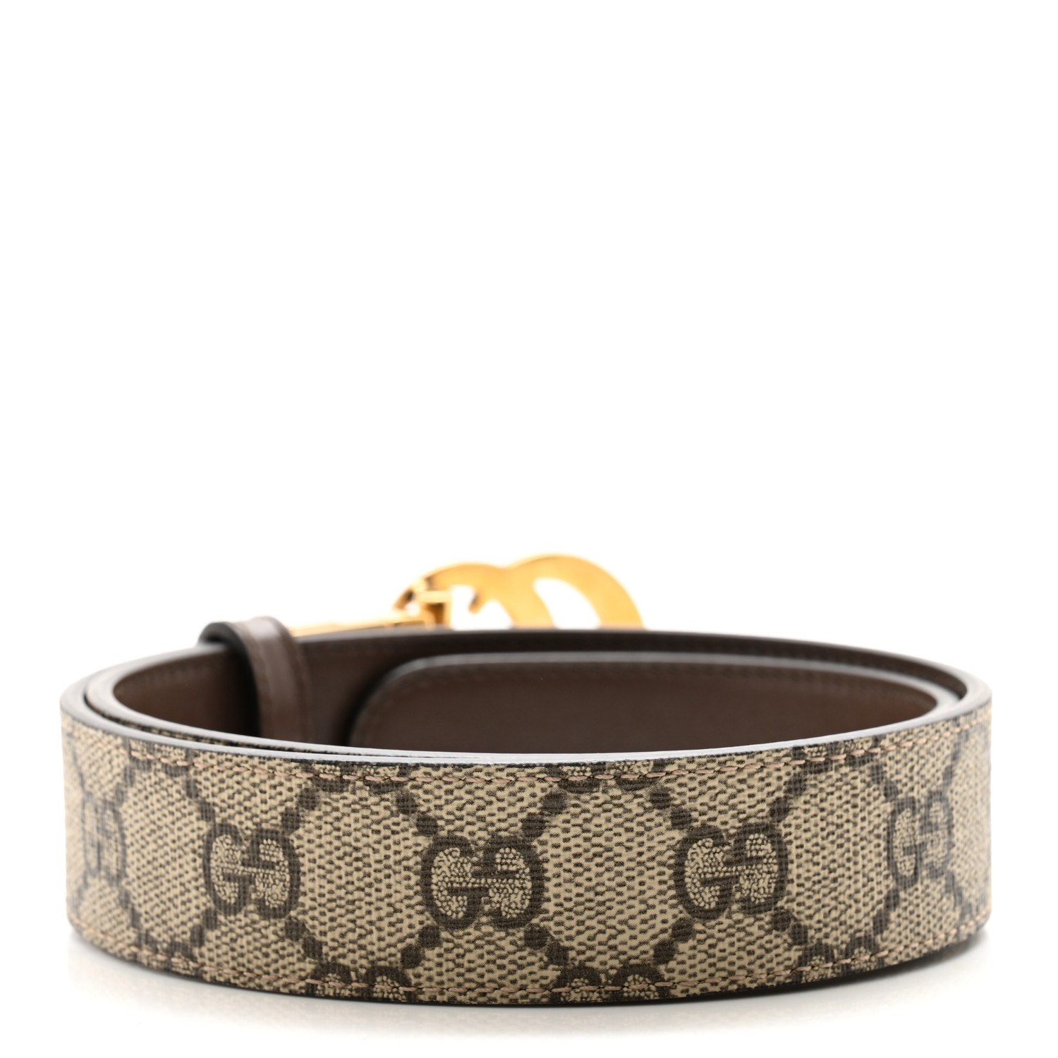 【GUCCI】BELT GG SUPREME PLUTONE CALF◆62705592TIN GUCCI GG Supreme Monogram Plutone Calfskin Double G