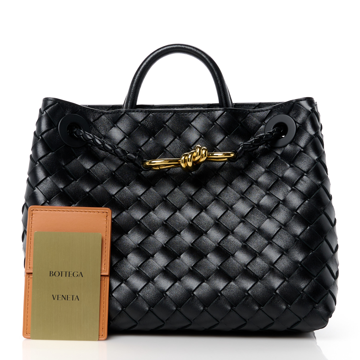 BOTTEGA VENETA Nappa Intrecciato Small Andiamo Shoulder Bag