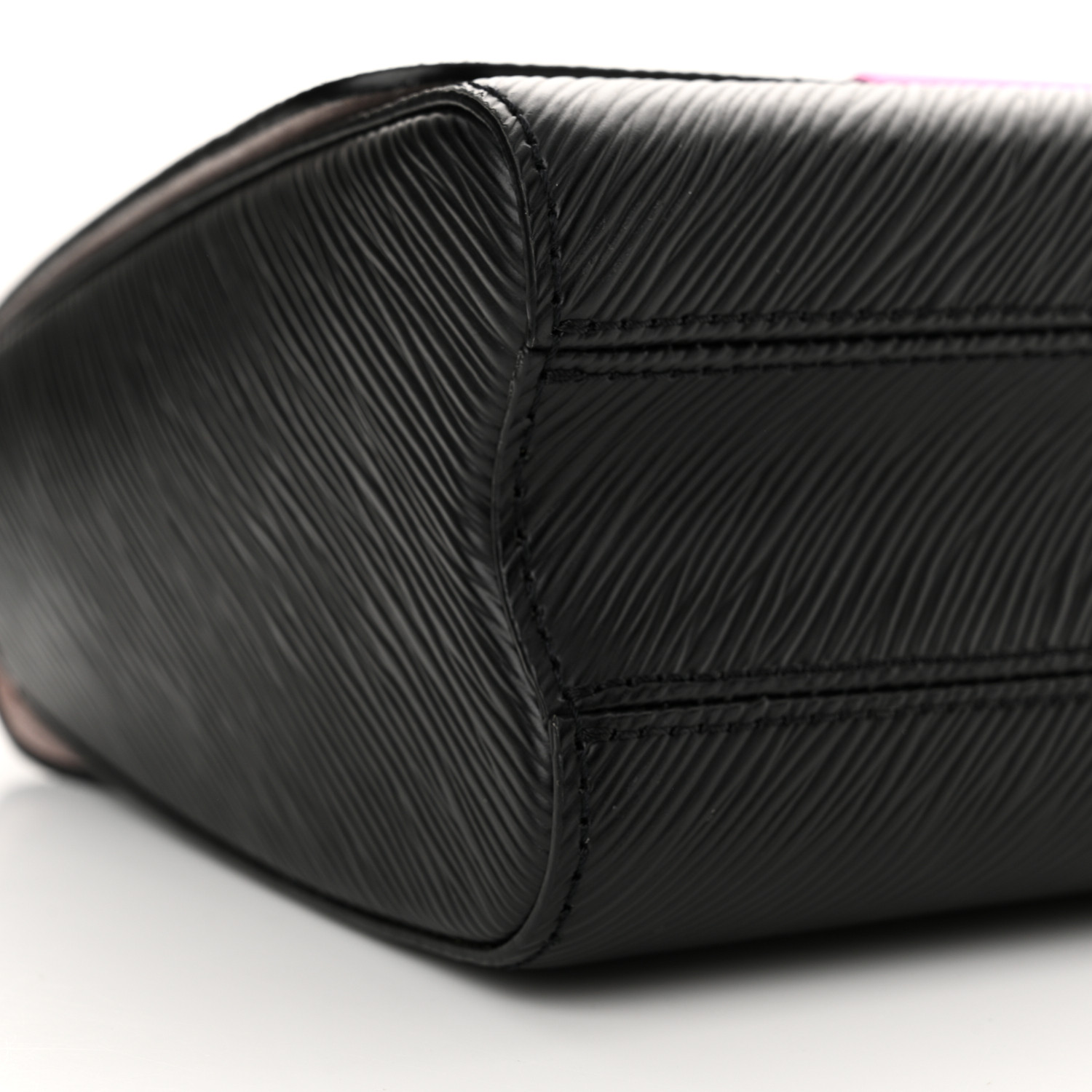 ROSE Louis Vuitton エピレザー バッグ ブラック LOUIS VUITTON Epi Twist Shoulder Bag MM Black Rose 1598583
