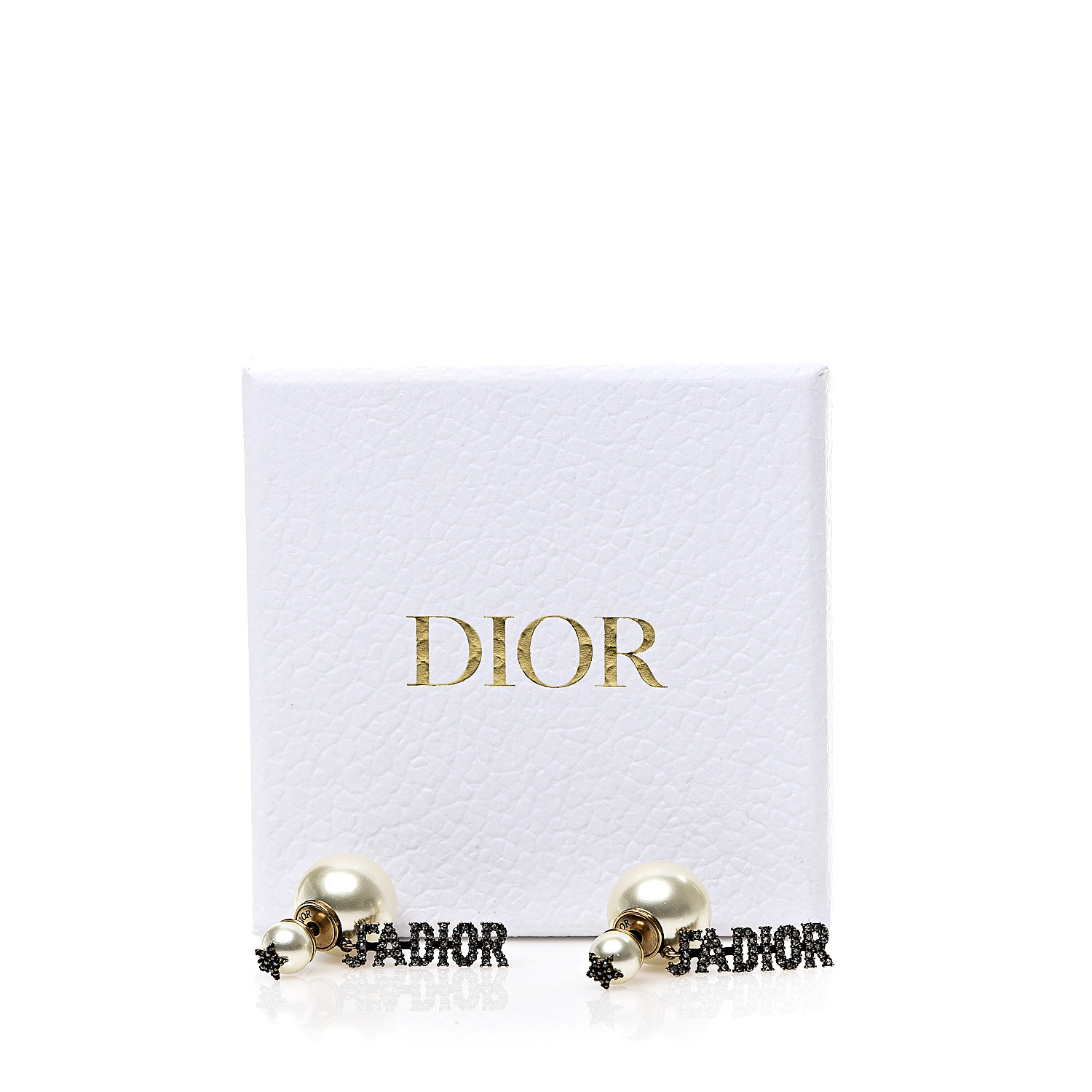 アクセサリー Dior earring Christian Dior Earrings Logo Monogram Pearlescent Silver