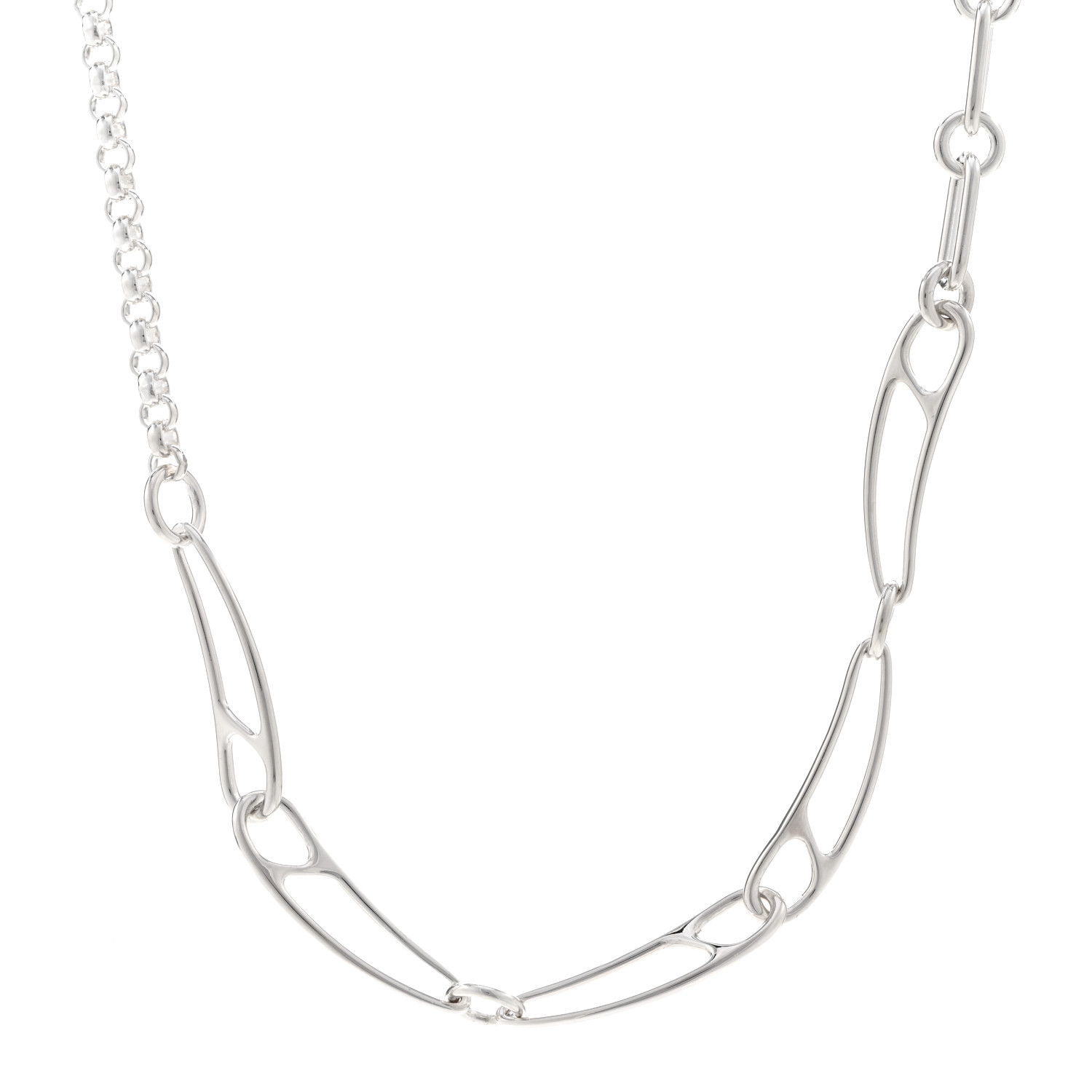 カッコいいパンク新作★Chaine d'Ancre Punk necklace, シルバー Chaine d'ancre Punk necklace | Hermès Mainland China
