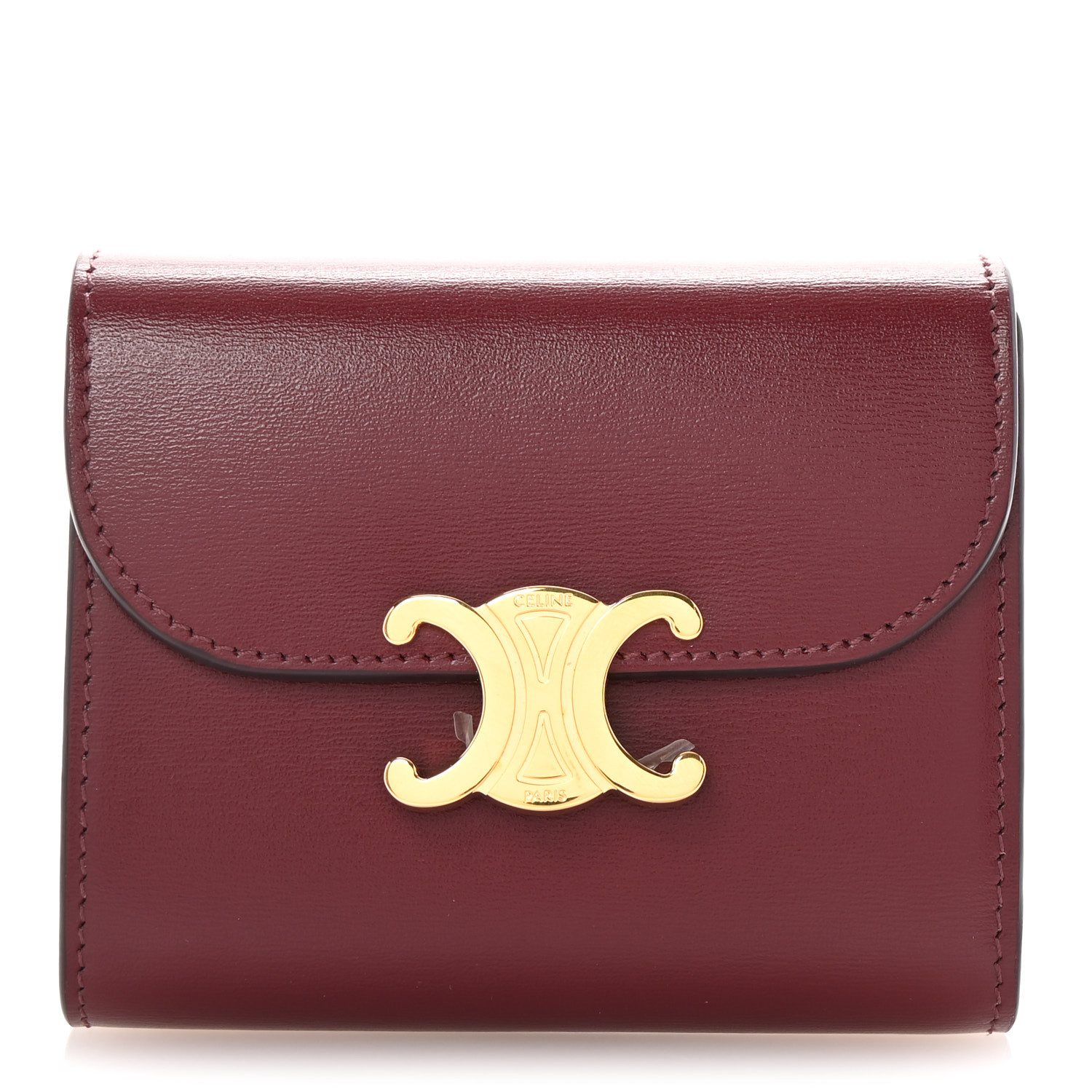 小物 CELINE WALLET TRIOMPHE IN SHINY CALFSKIN WALLET 小物 CELINE TRIOMPHE CALFSKIN IN SHINY