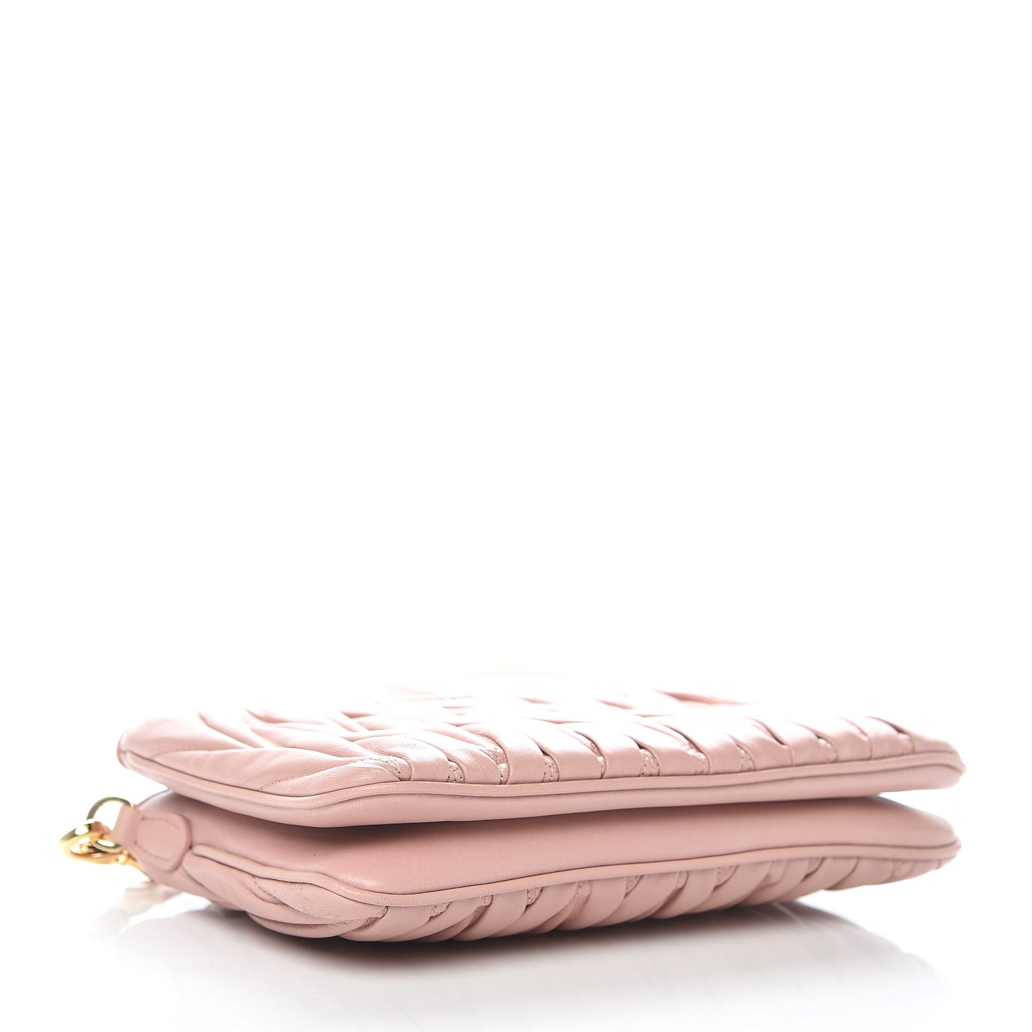 バッグ miu miu Matelasse Orchidea TU MIU MIU Nappa Matelasse Wallet On Chain Orchidea 1355698