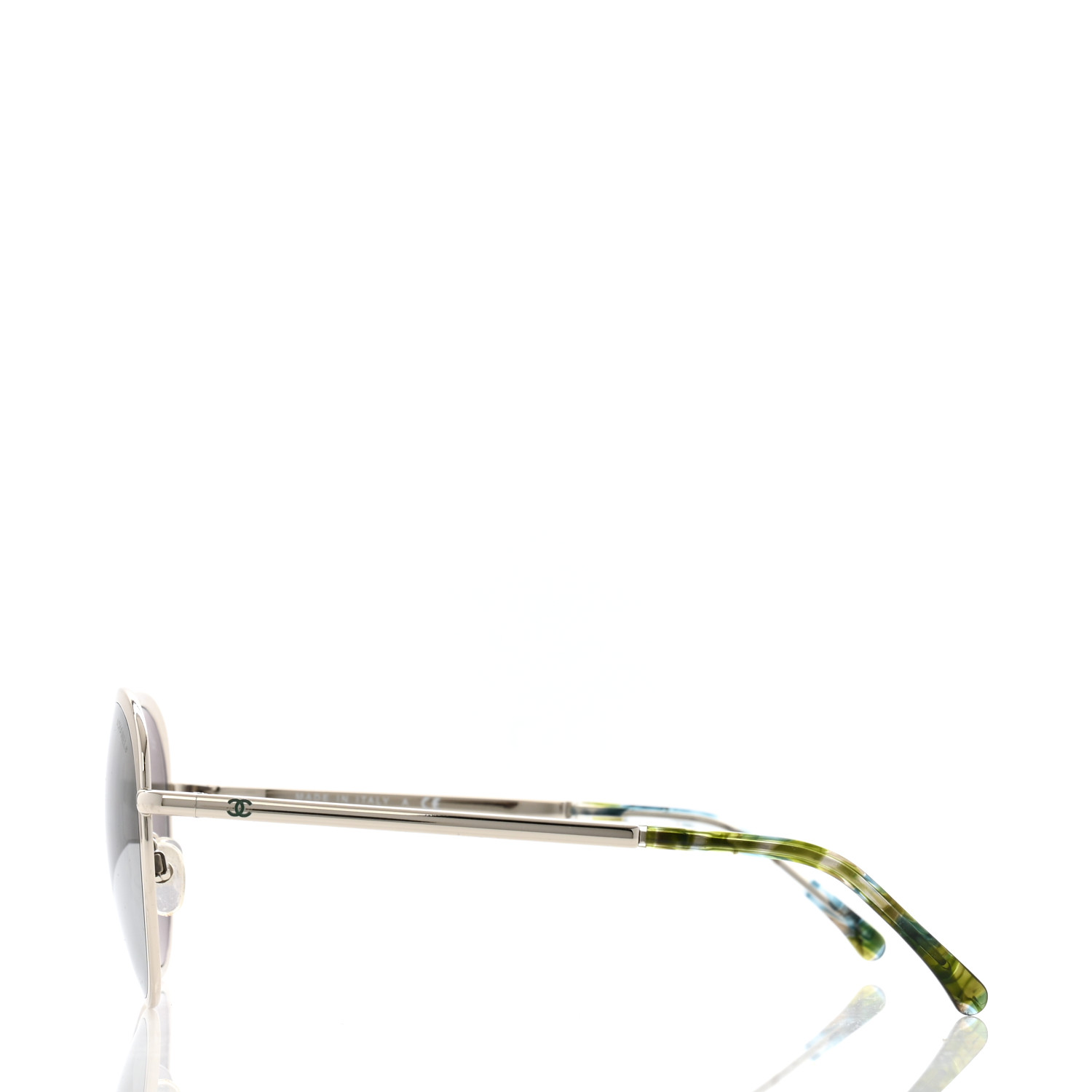 CHANEL Round Spring Sunglasses 4206 Silver 1671675