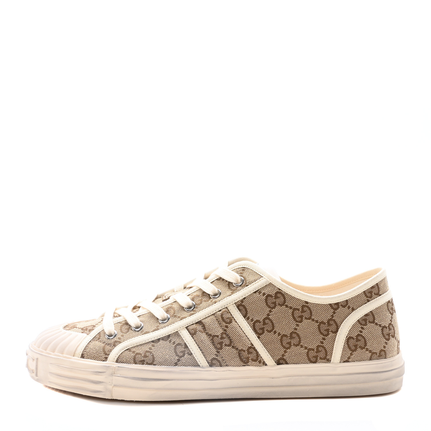 スニーカー GUCCI JULIO GG SNEAKERS GUCCI GG Monogram Mens Julio Low Top Sneakers 10.5 Beige