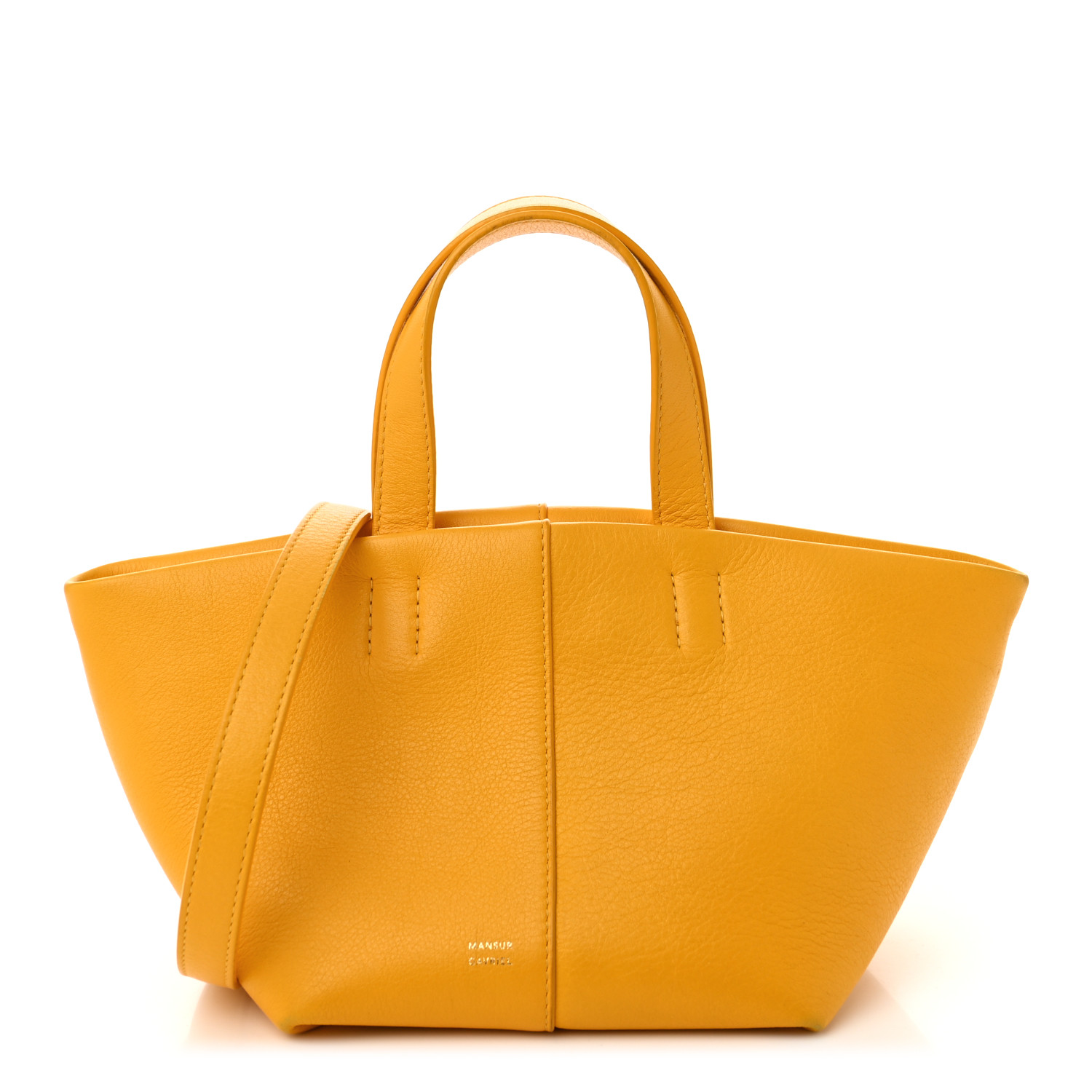 極美品MANSUR GAVRIEL Tulipano ミニレザートート NWT Mansur Gavriel Tulipano Mini Leather Crossbody Tote In