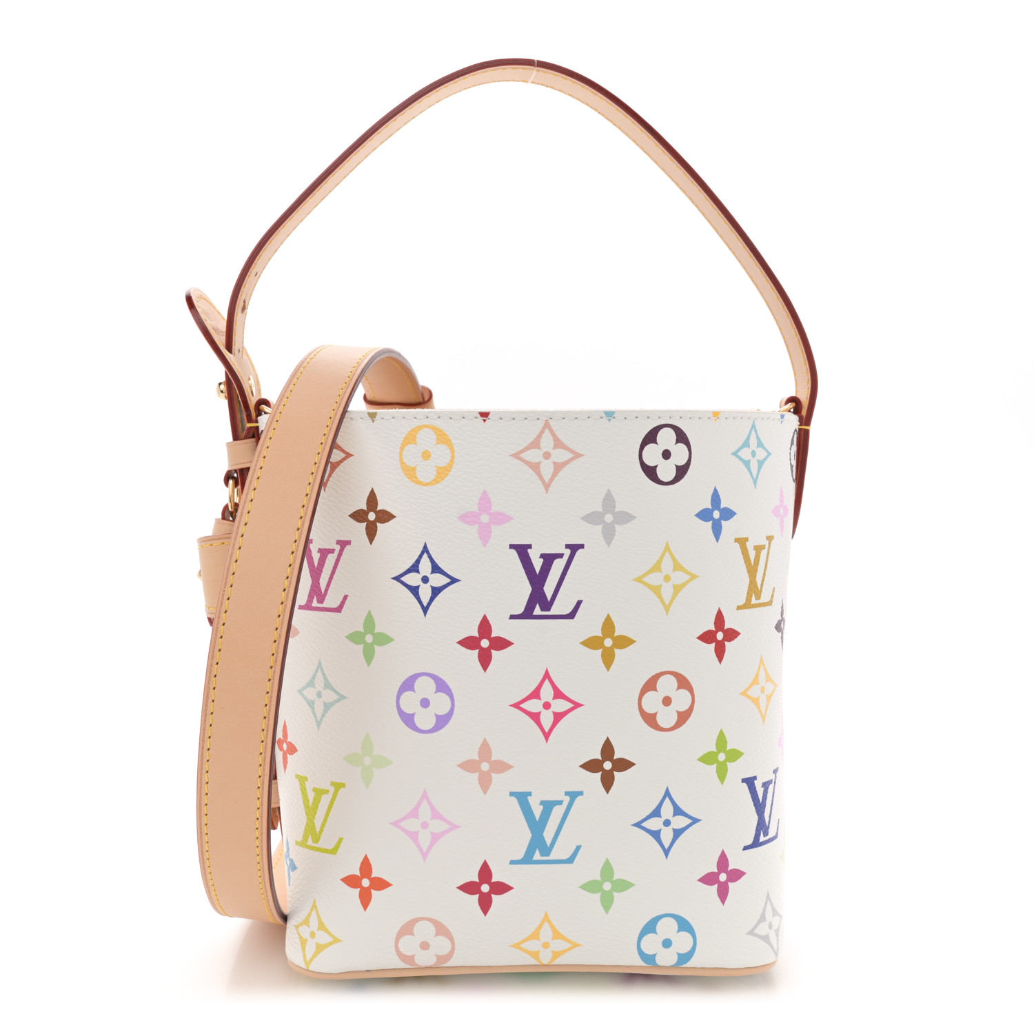 LOUIS VUITTON LV X TM Monogram Multicolor All In BB White