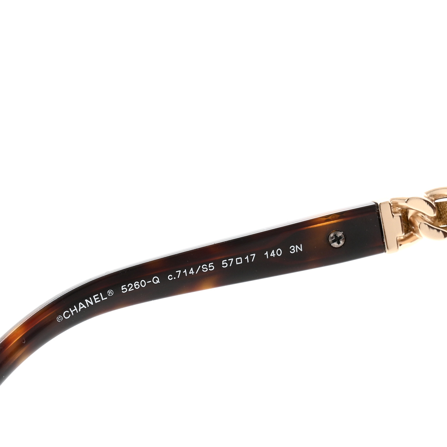 CHANEL サングラス ブラック　5260-Q-A CHANEL Cat Eye Chain Polarized Sunglasses 5260-Q-A Black