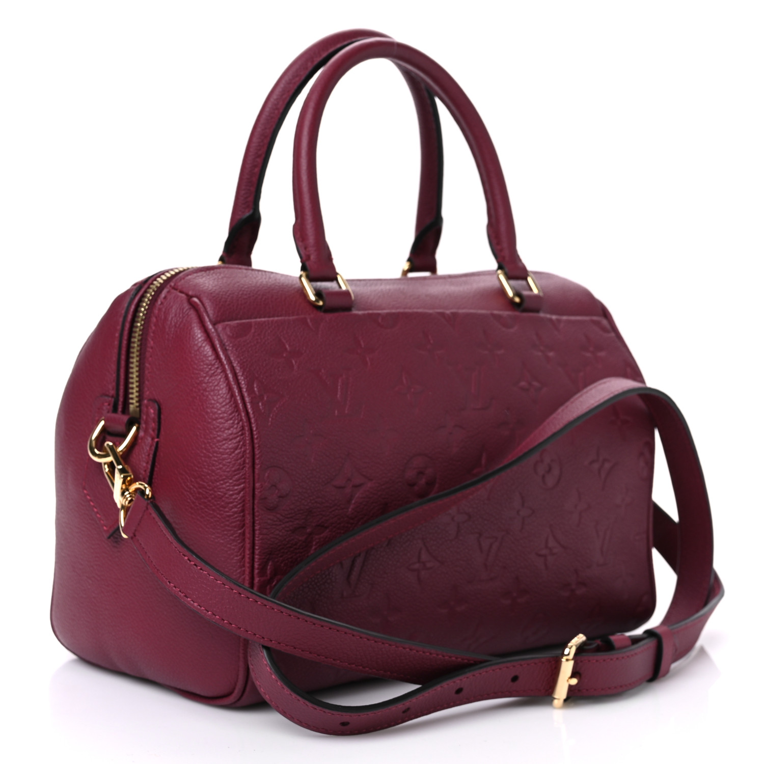 ルイビトン LOUIS VUITTON Empreinte Speedy Bandouliere 25 NM Aurore