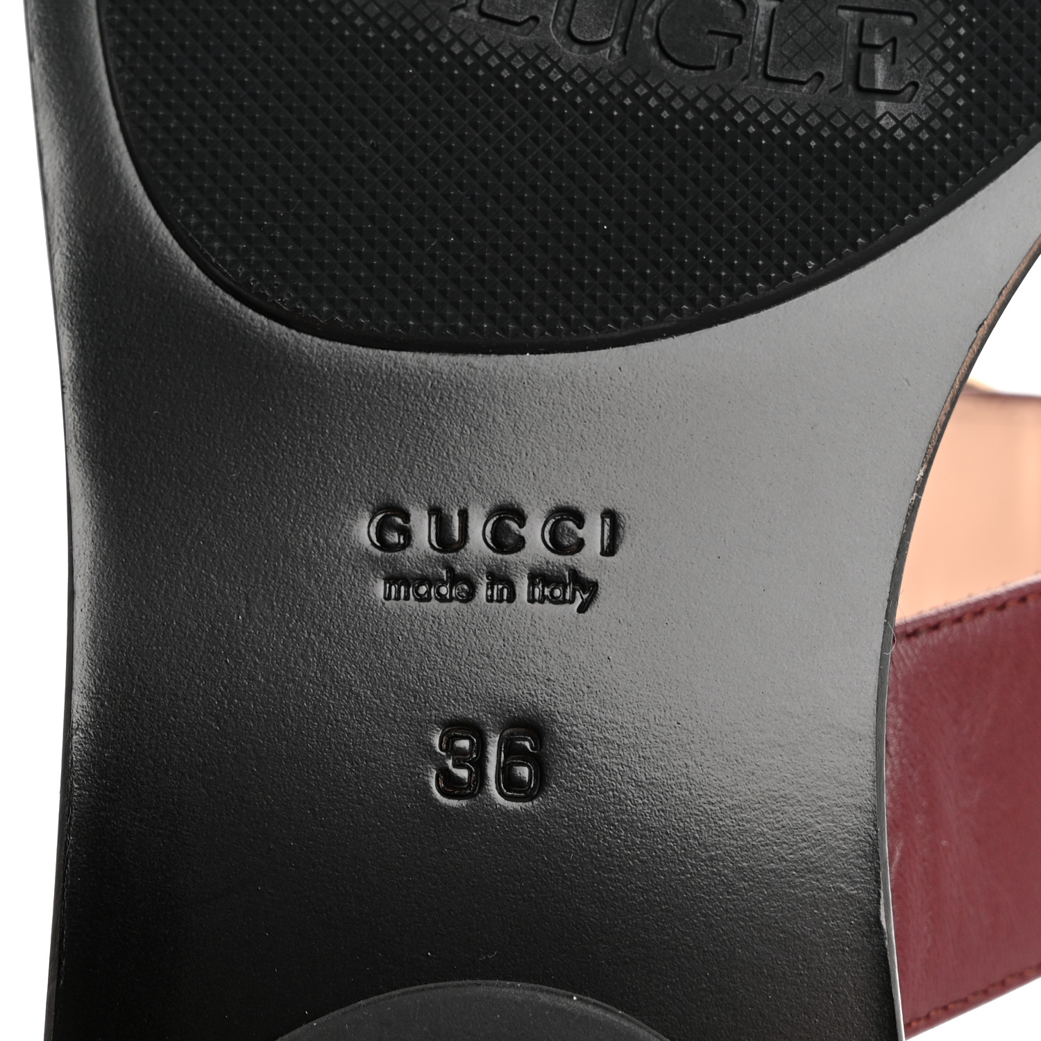 サンダル フラット GG マーモント 36サイズ Gucci Crinkled Leather GG Marmont Flat Thong Sandals