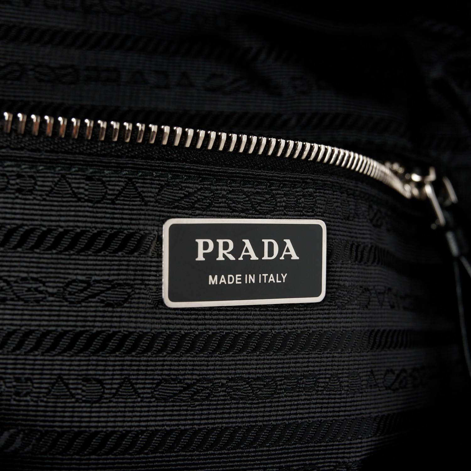 PRADA Nappa Padded Signaux Bag Black 1643290 | FASHIONPHILE