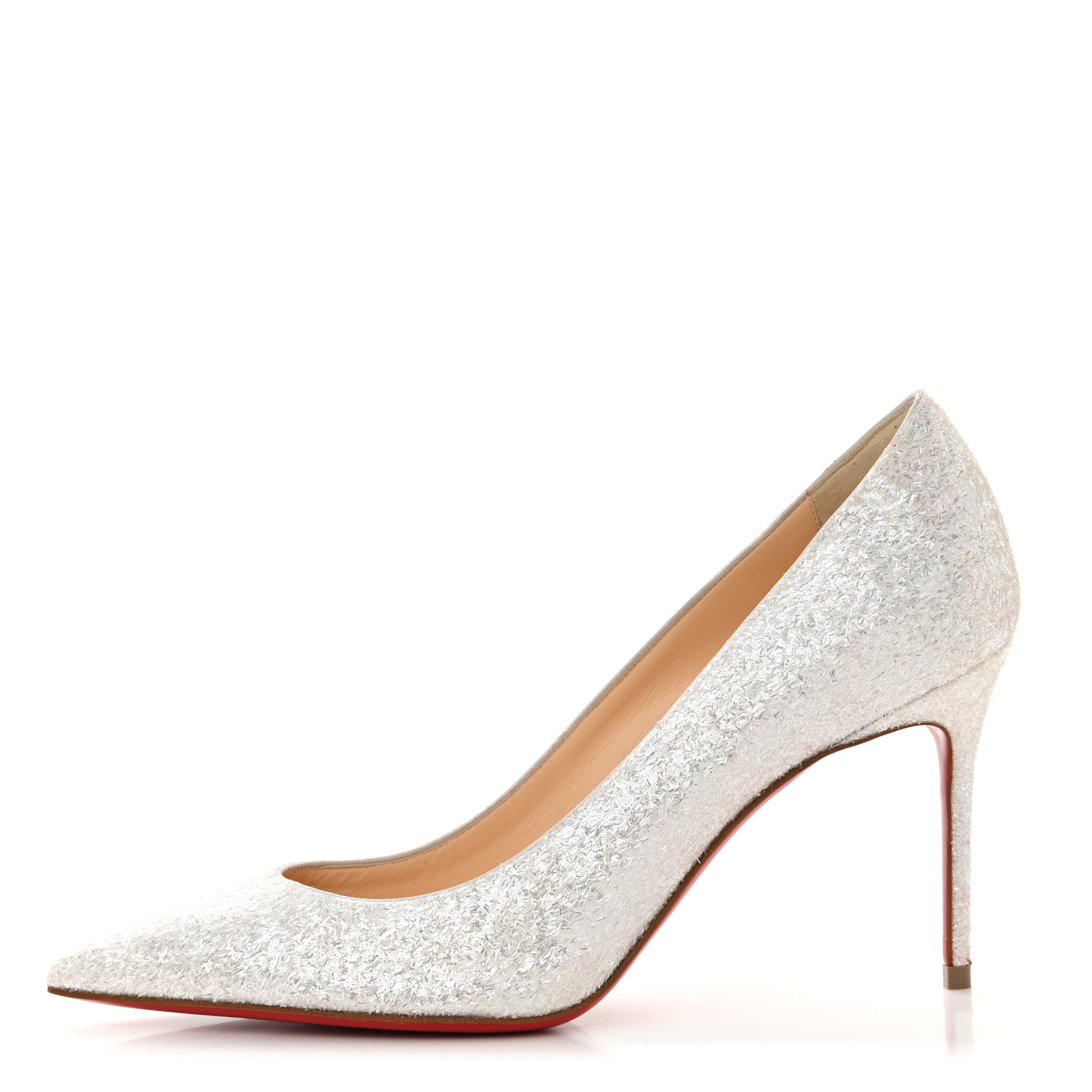 靴 Christian Louboutin Decollete 554Glitter Christian Louboutin Decollete 554 Glitter Mini in (White