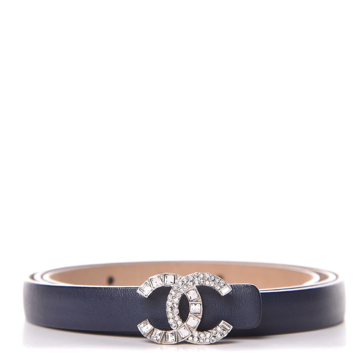CHANEL Baguette Crystal Lambskin CC 