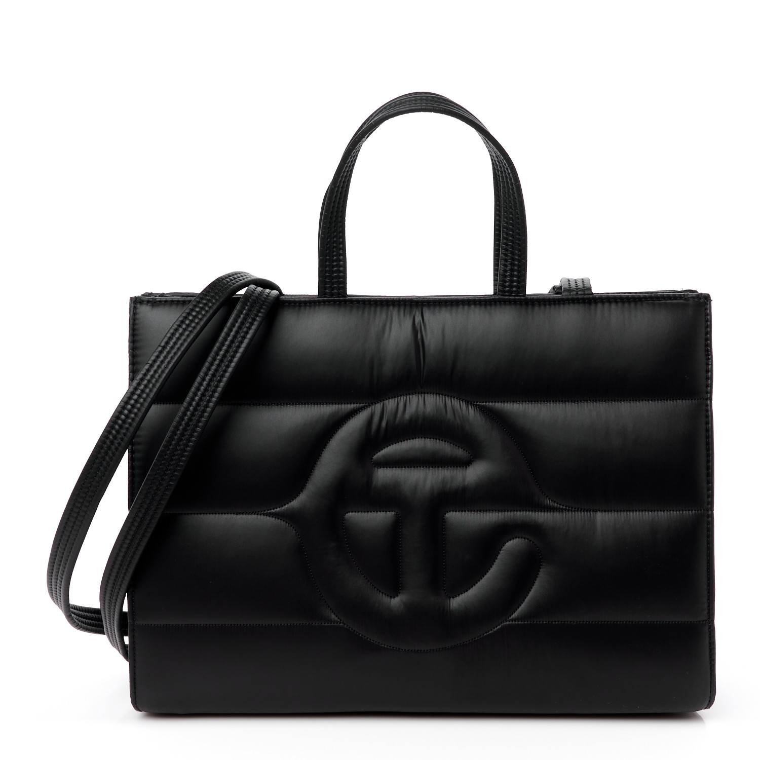 大人気★Telfar Shopping Bag Small Puff Black ナイロン製 Small Puff Shopper - Black