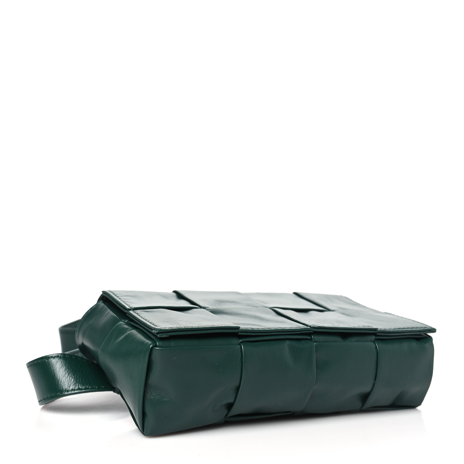 BOTTEGA VENETA Paper Calfskin Intrecciato Cassette Belt Bag