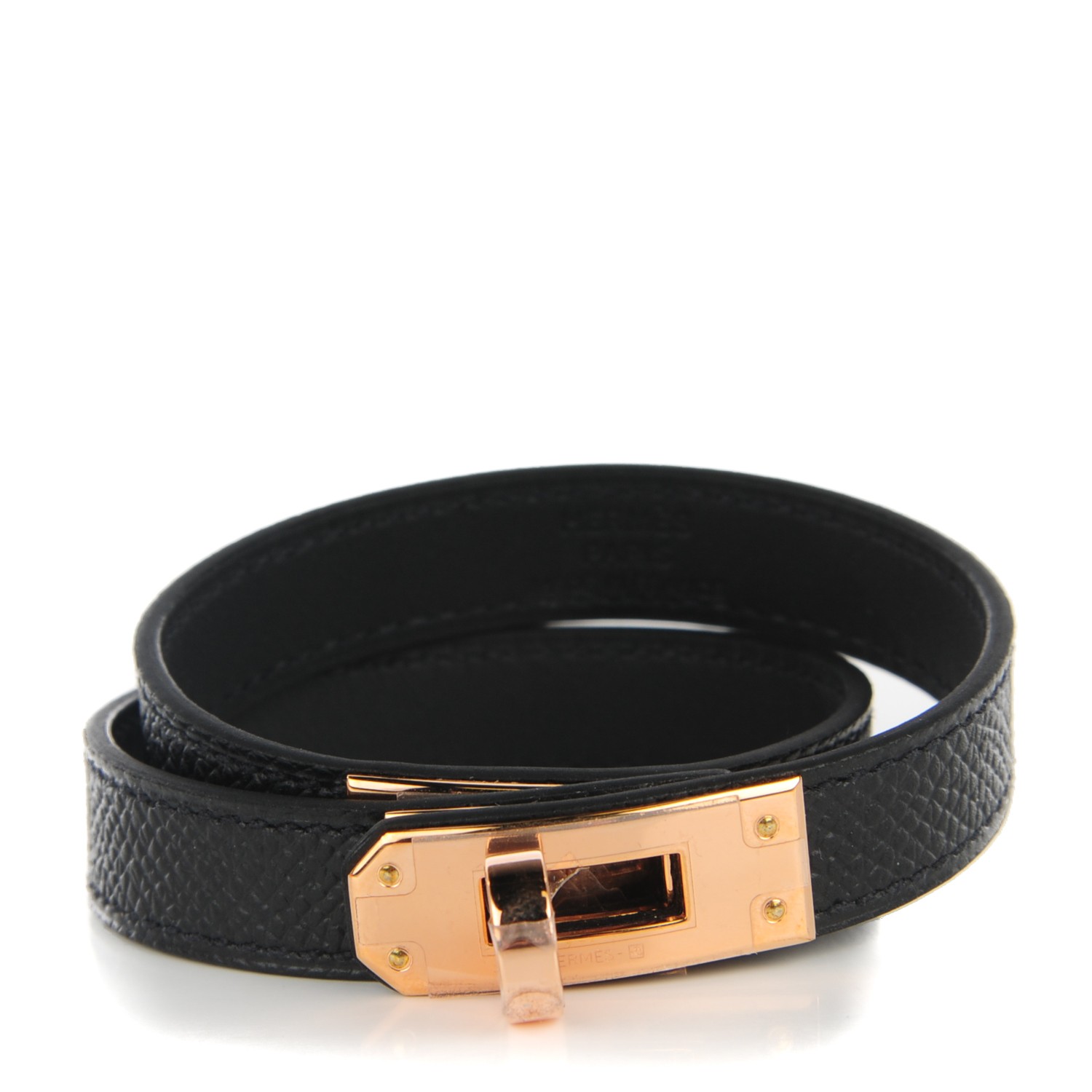 【エレガント】HERMES Kelly Double Tour So Black bracelet Kelly Double Tour So Black bracelet | Hermès Mainland China