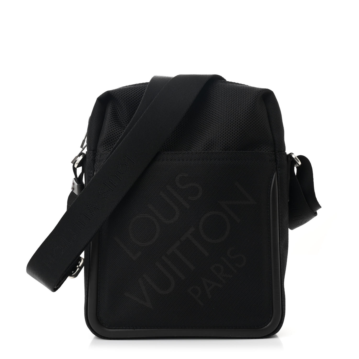 LOUIS VUITTON Damier Geant Citadin Messenger Black 1696062