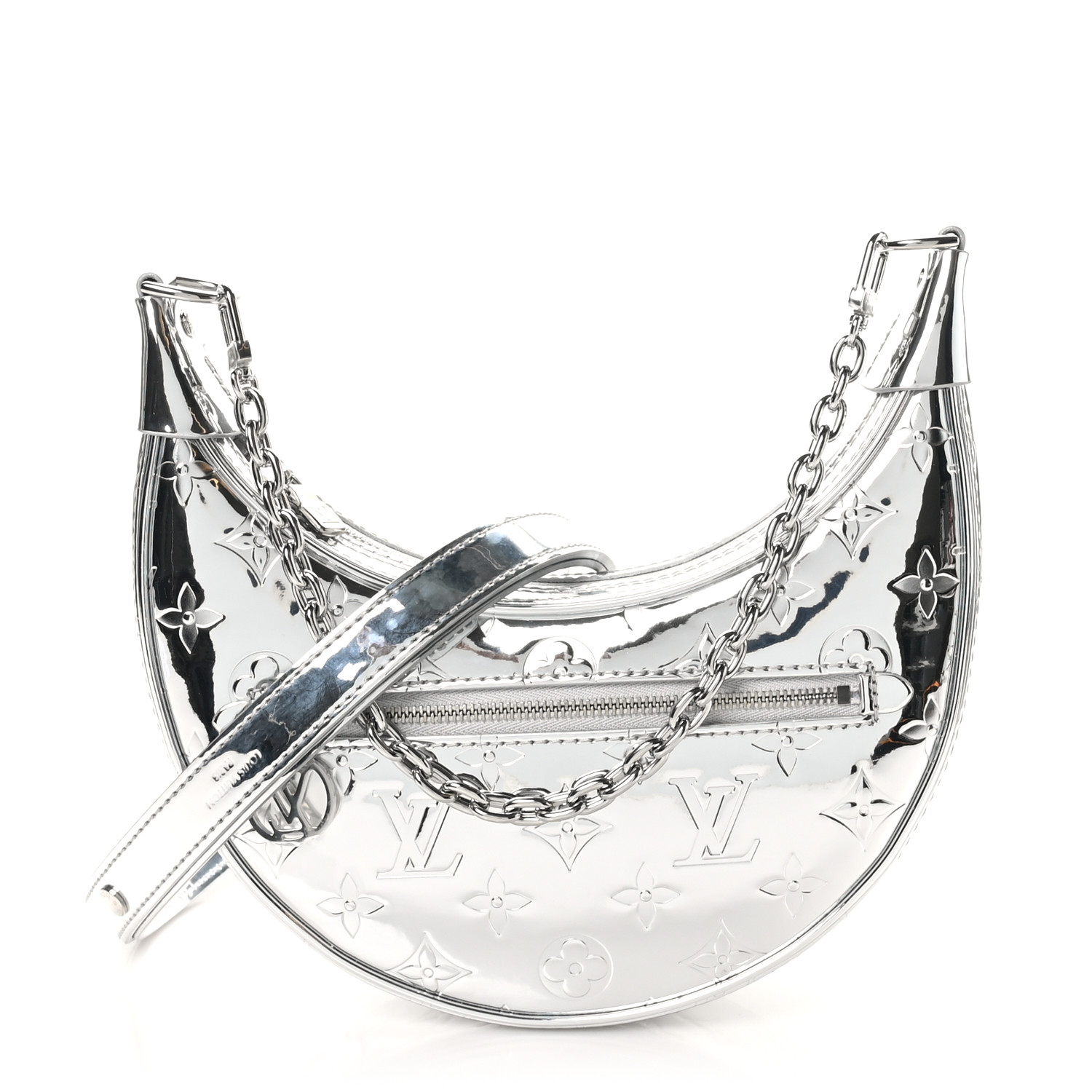 LOUIS VUITTON Monogram Miroir Loop PM Silver 1698395